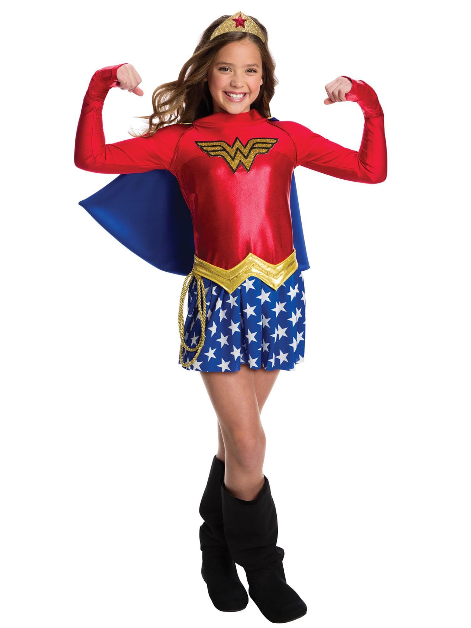 Kids Justice League Wonder Woman Costume - costumes.com