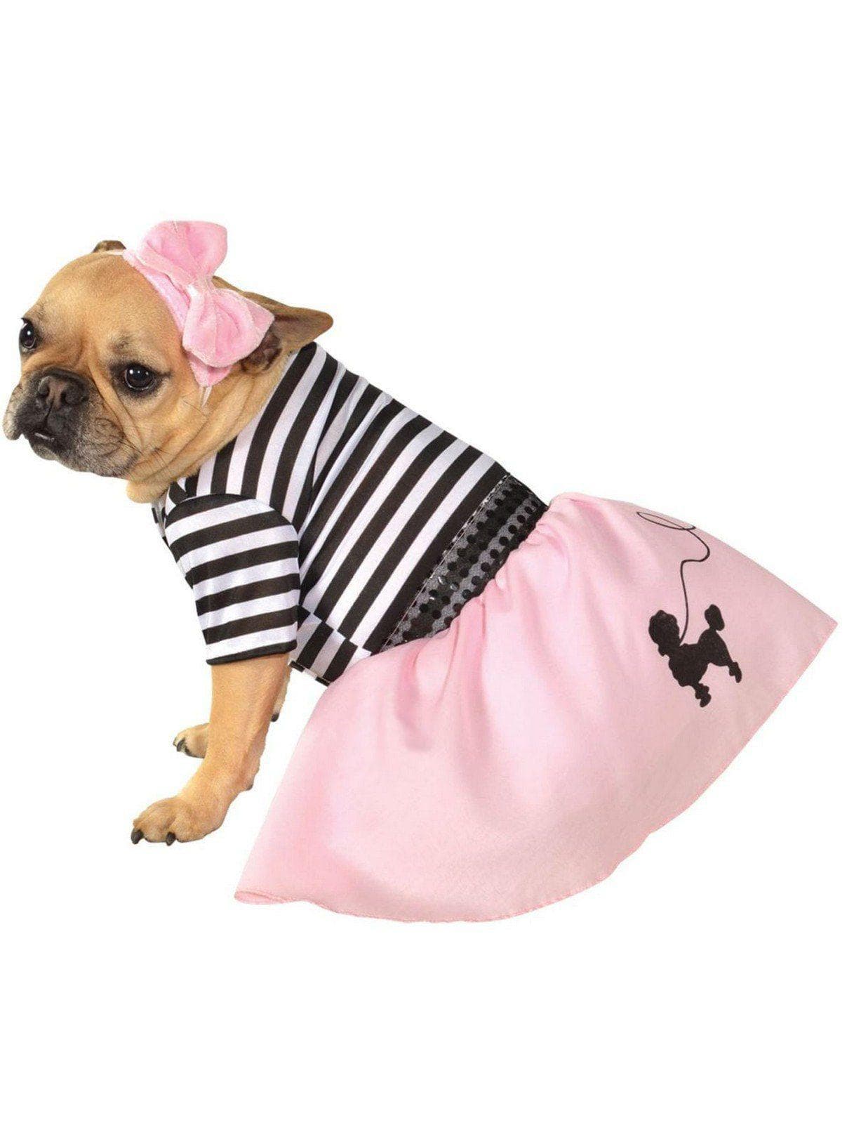 1950's Pink Poodle Skirt Pet Costume - costumes.com