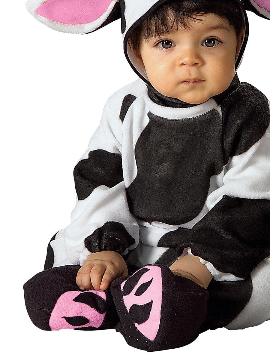 Black and White Cozy Cow Costume for Babies - costumes.com