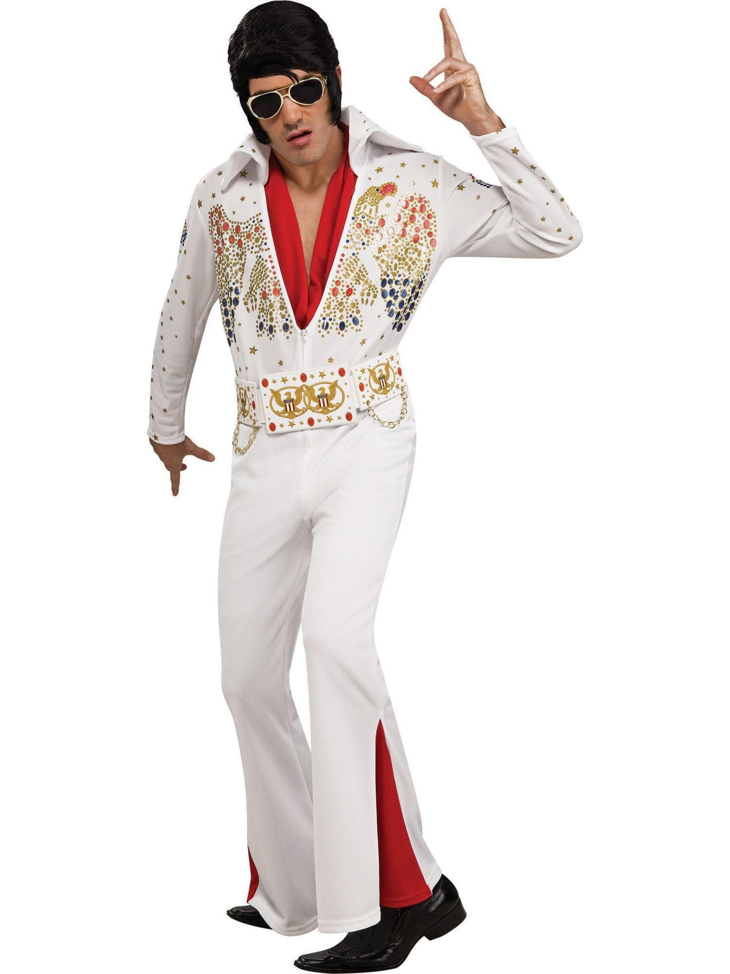 Adult Rock Stars Elvis Deluxe Costume - costumes.com