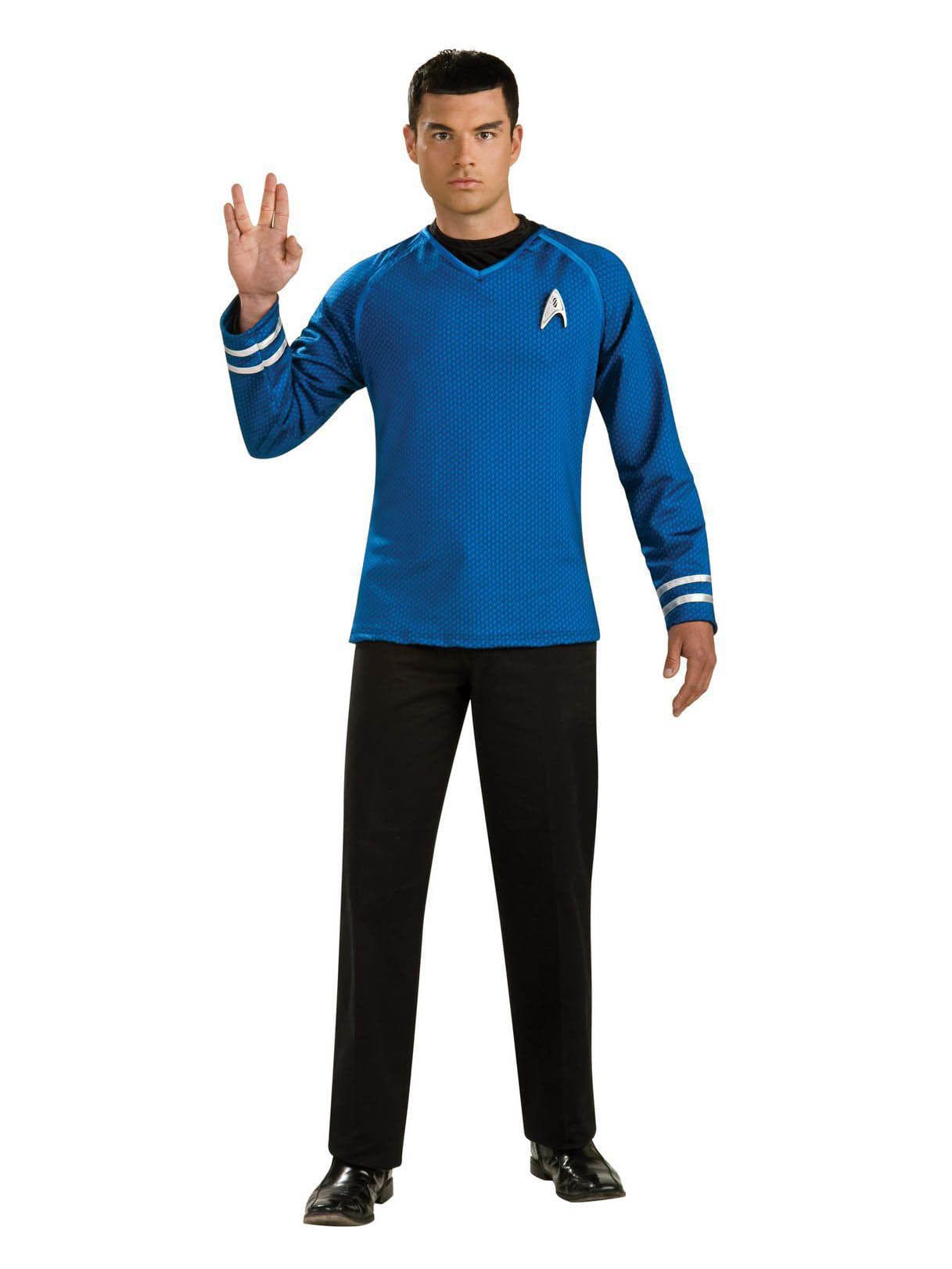 Men's Blue Star Trek II Spock Shirt - Grand Heritage - costumes.com