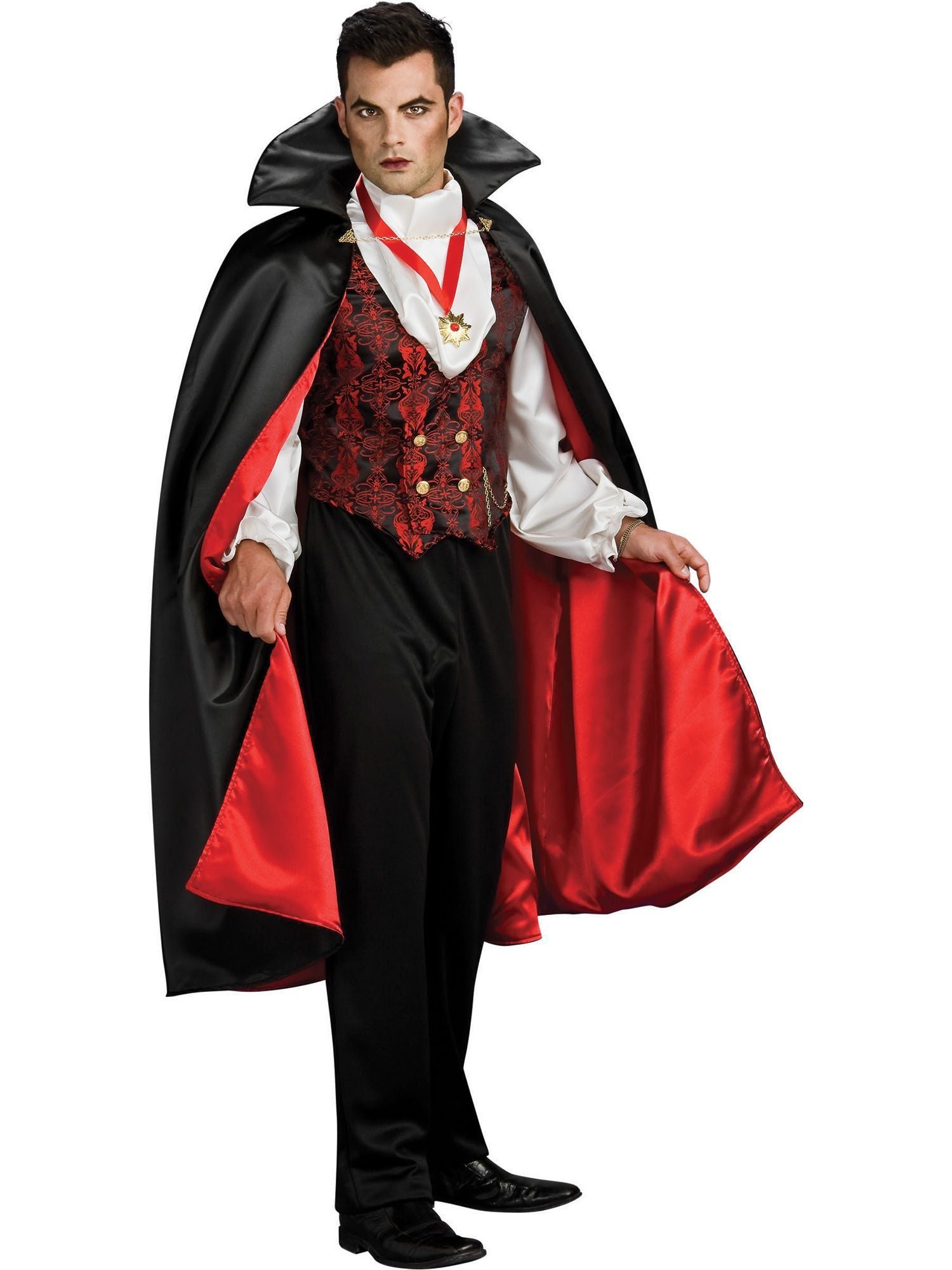 Men's Classic Elegant Vampire Costume - costumes.com