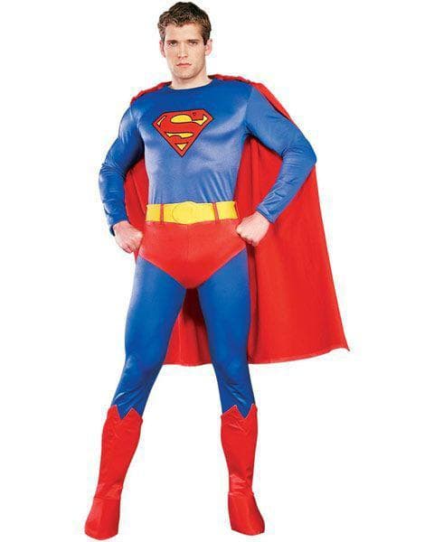 Adult Justice League Superman Deluxe Costume - costumes.com