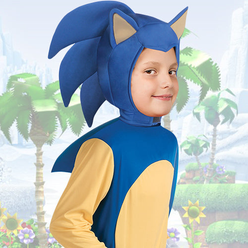 Sonic The Hedgehog Full Body Deluxe Kid's Costume