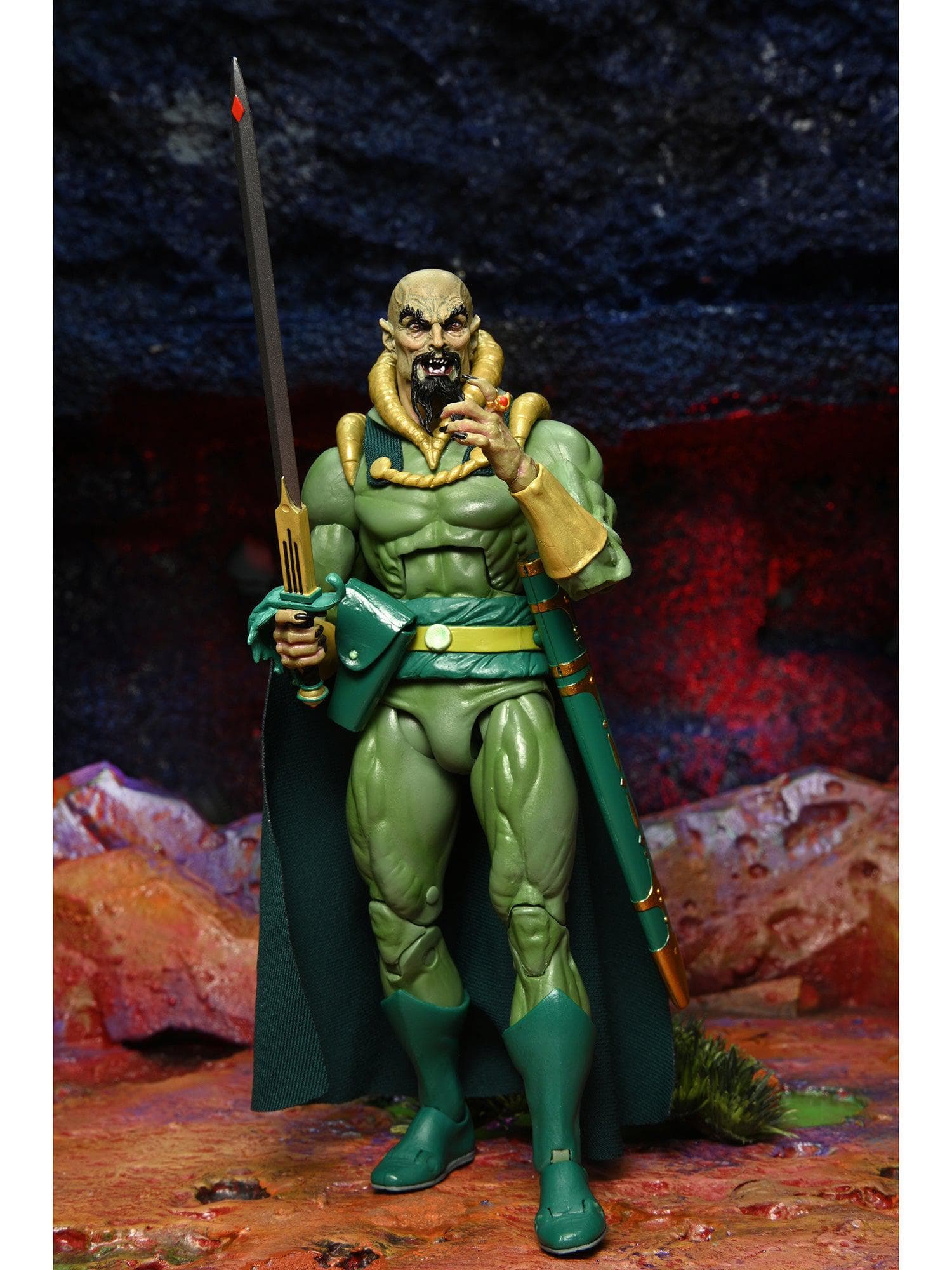 NECA - King Features - 7" Scale Action Figure - Original Superheroes Series Ming the Merciless - costumes.com