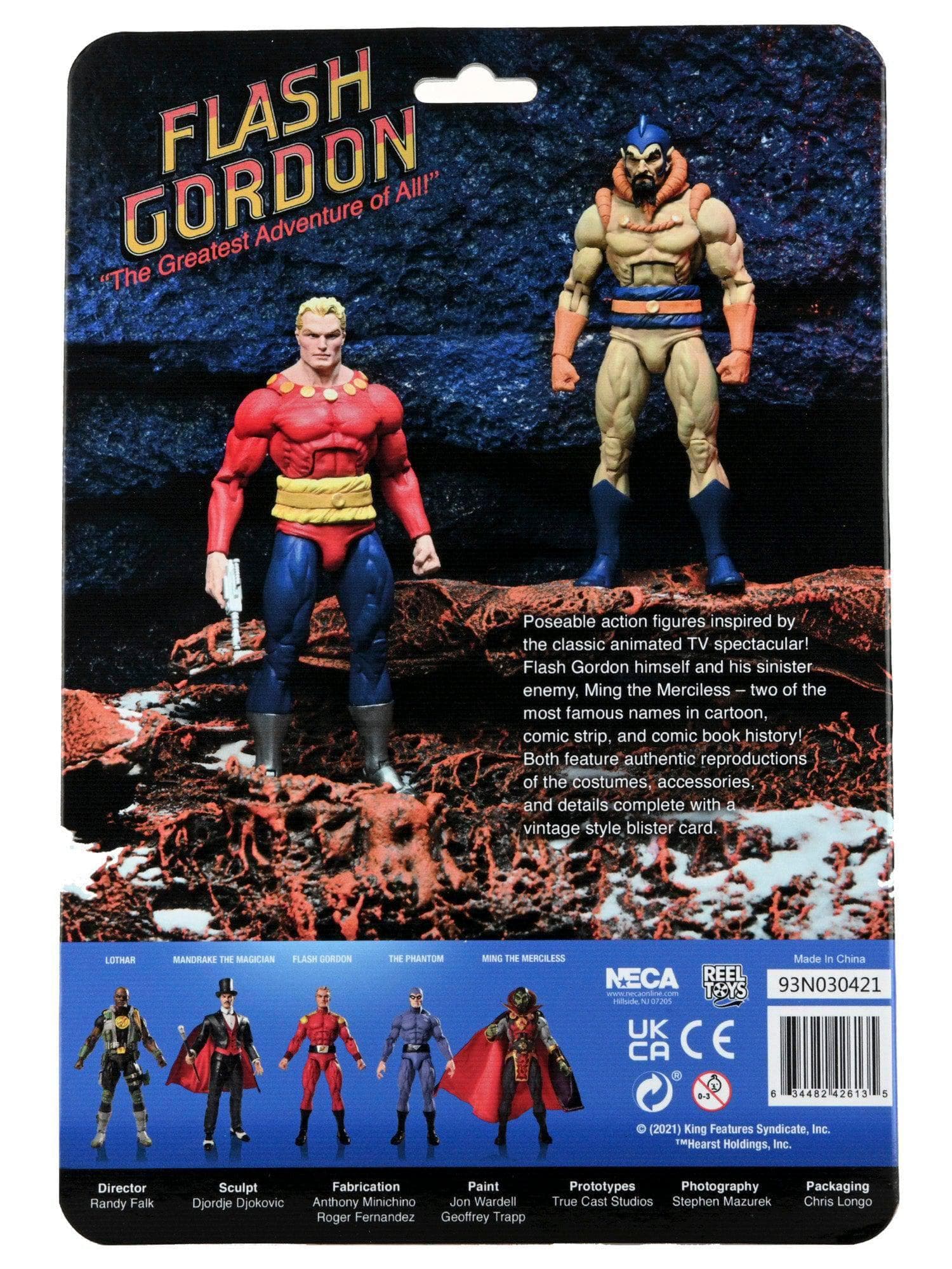 NECA - King Features - 7" Scale Action Figure - Flash Gordon (Classic Toy Appearance) - costumes.com