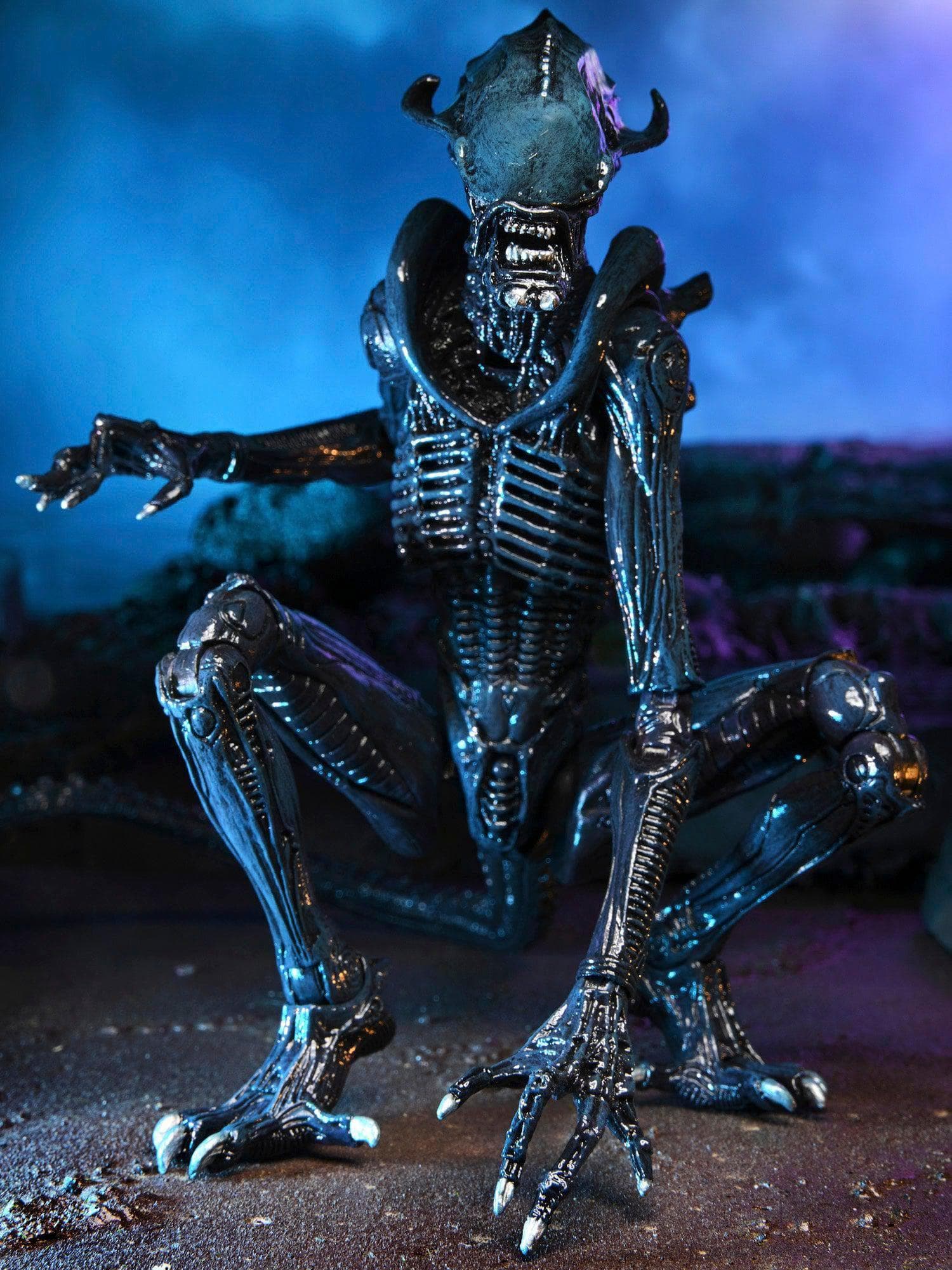 NECA - Alien vs Predator - 7" Scale Action Figure - Arachnoid Alien (Movie Deco) - costumes.com
