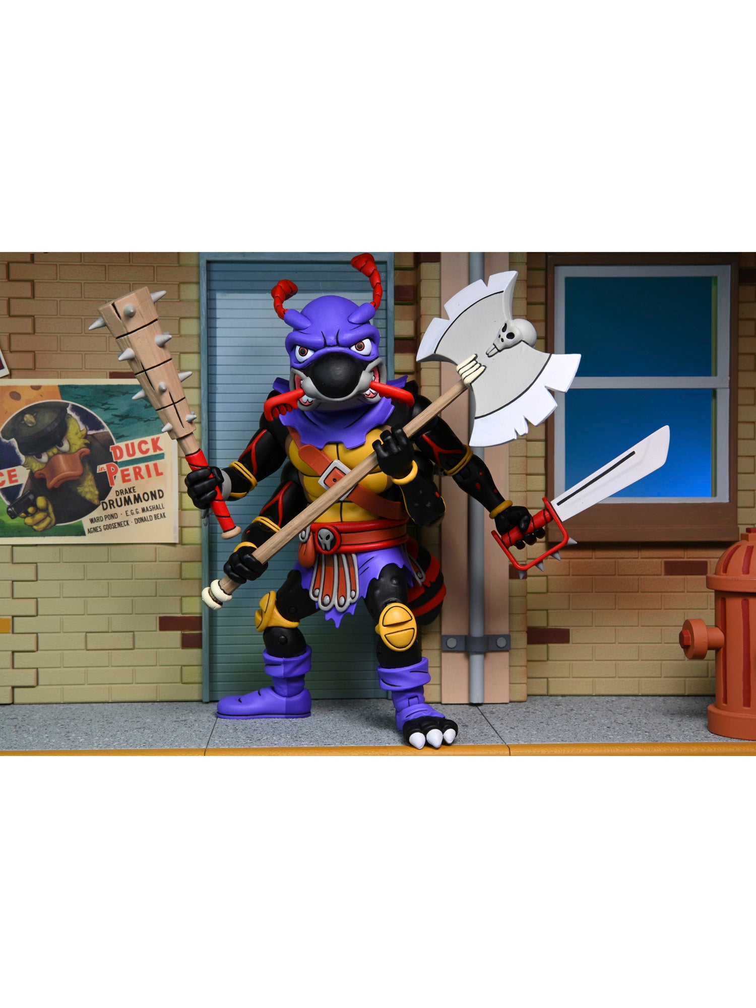 NECA - Teenage Mutant Ninja Turtles (Cartoon) - 7" Scale Action Figure - Antrax and Scumbug 2 Pack - costumes.com