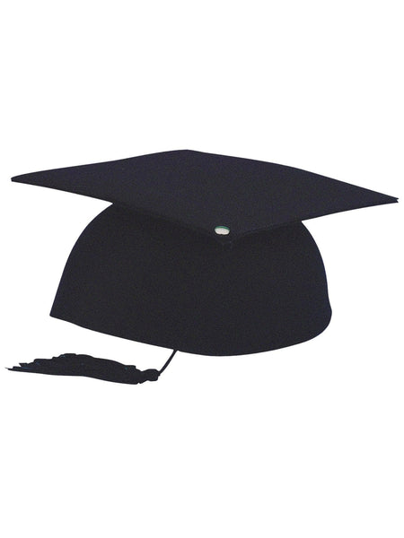 Black Graduation Adult Cap