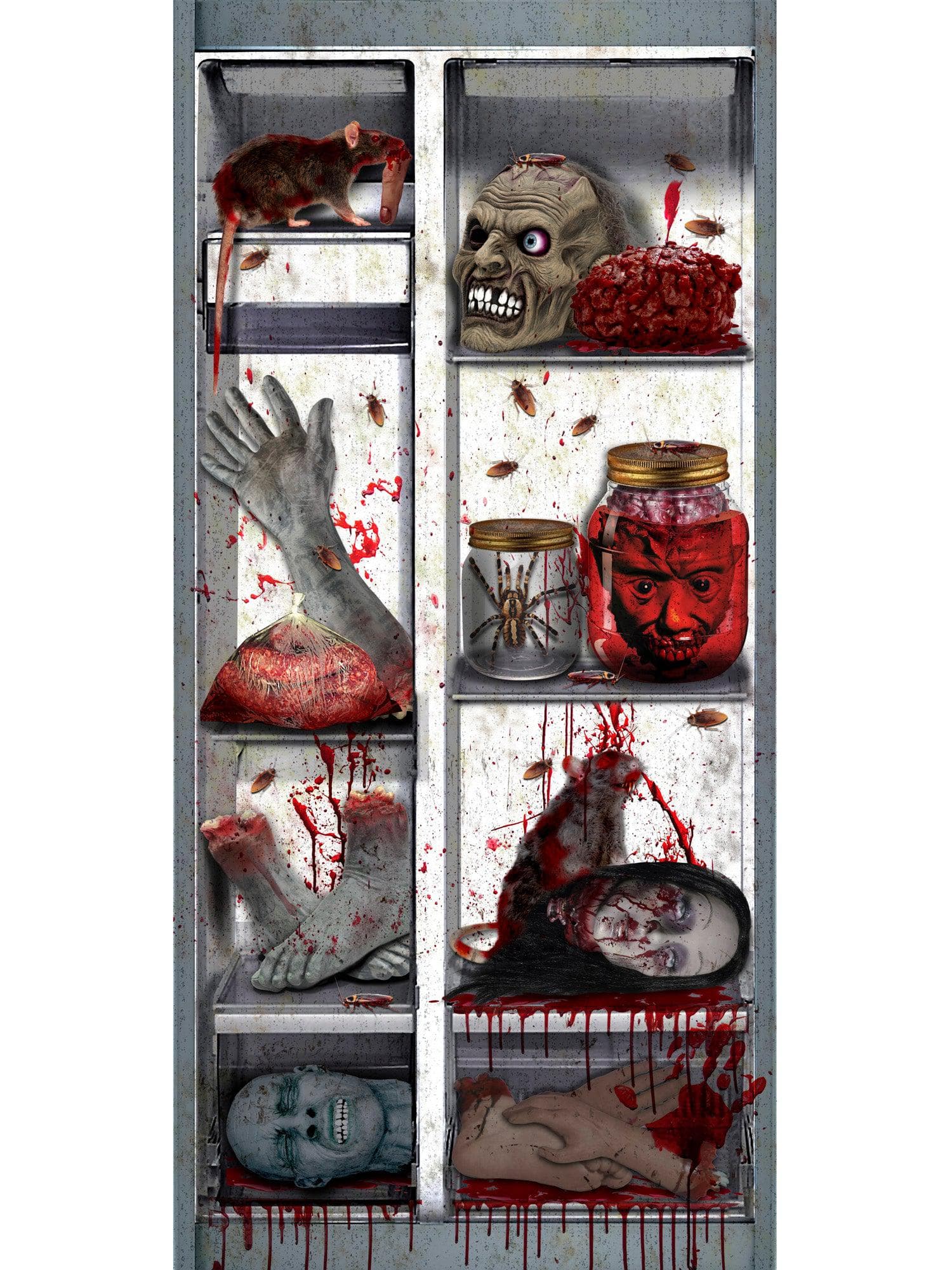5 Foot Bloody Mess Refrigerator Cover Decoration - costumes.com