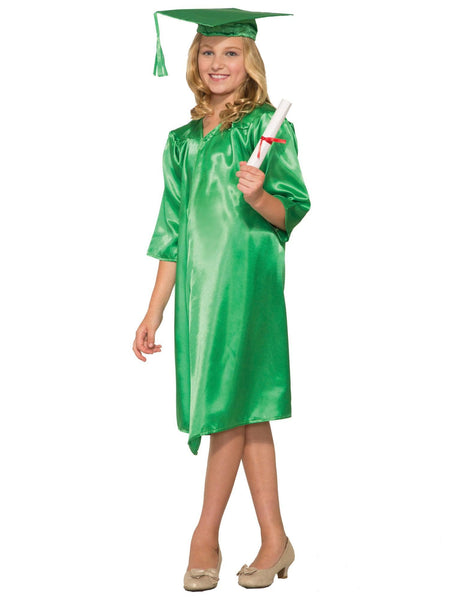 Green Graduation Child Robe