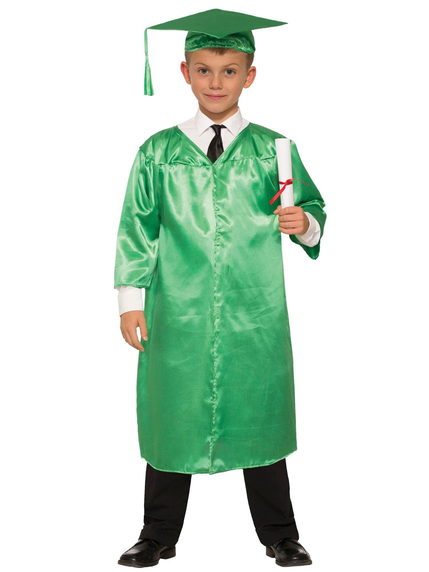Green Graduation Child Robe - costumes.com