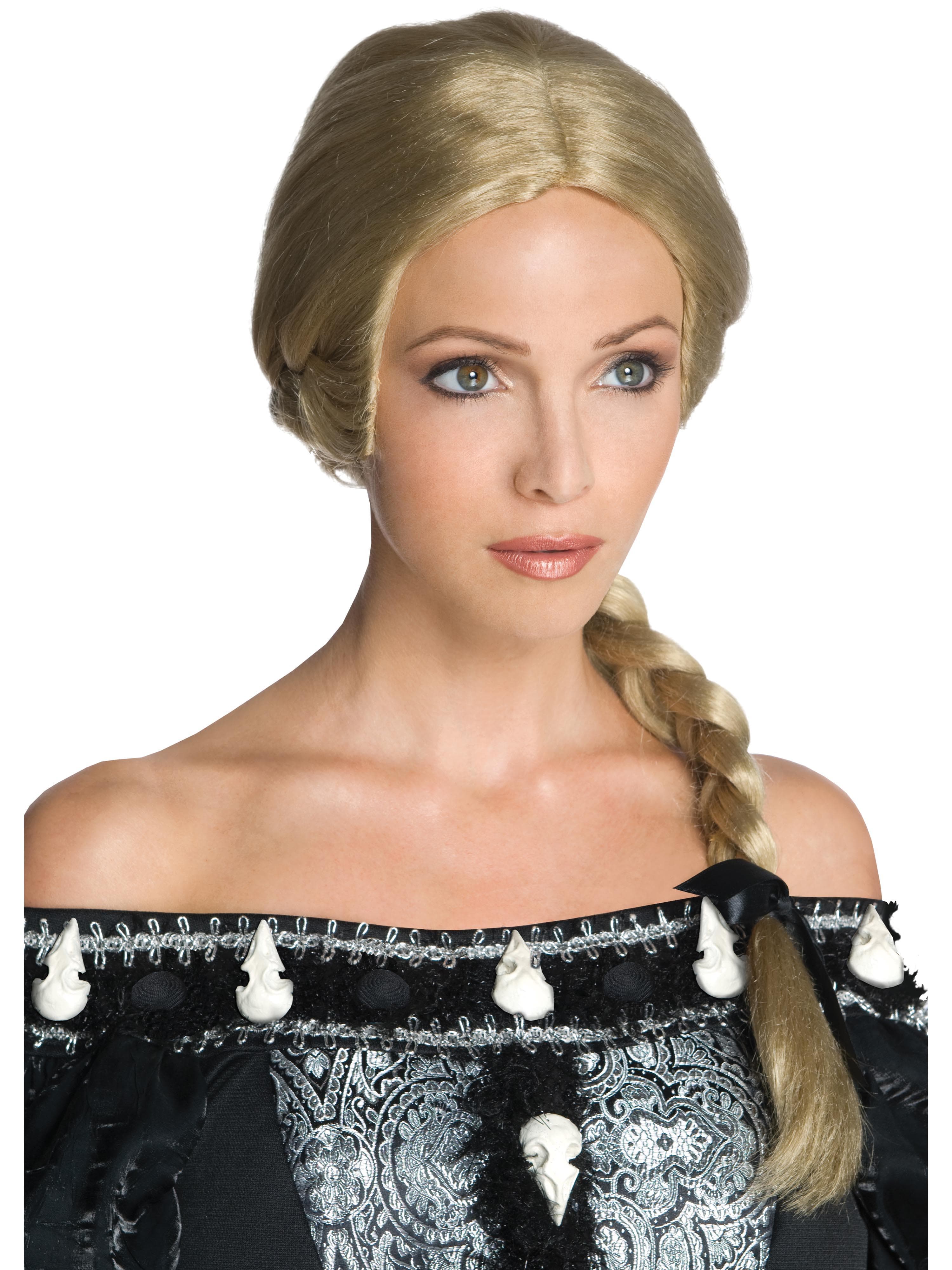 Women's Snow White and the Huntsman Ravenna's Blonde Braided Wig - costumes.com
