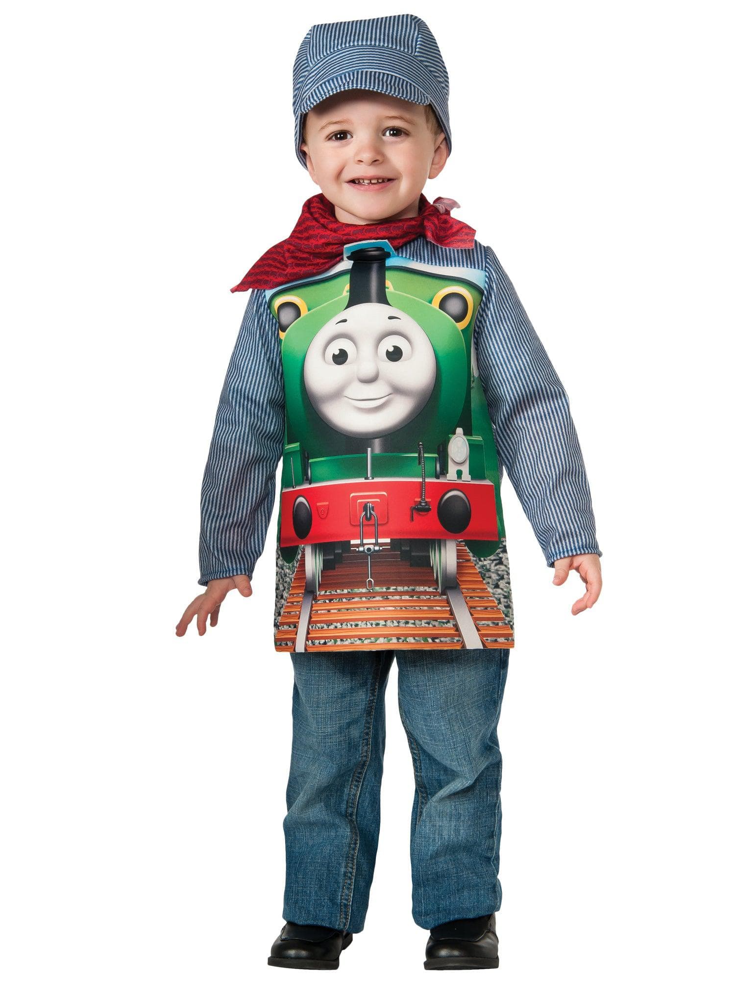 Thomas The Tank Engineer Percy Costume for Toddlers - Deluxe - costumes.com
