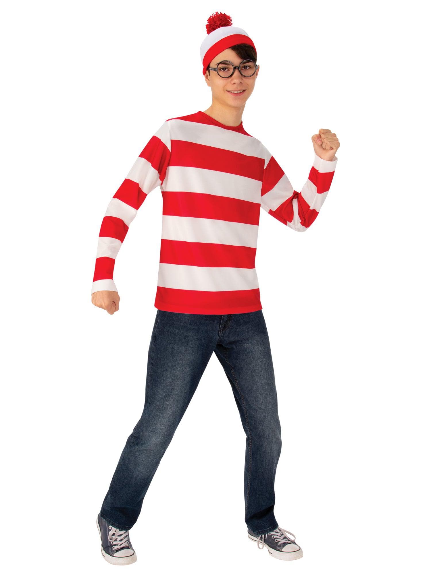 Teen Where's Waldo Costume - costumes.com