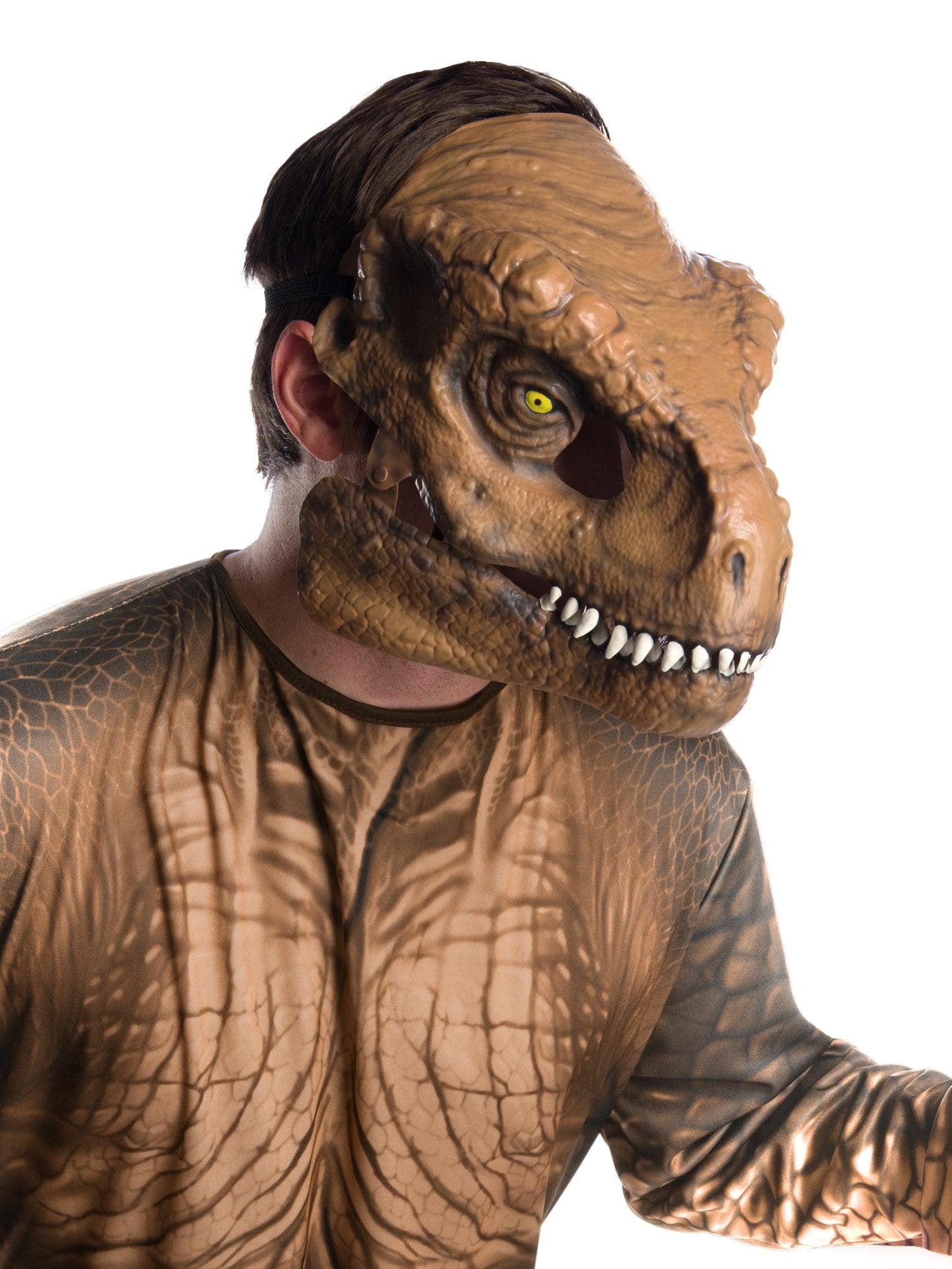 Adult Jurassic World T-Rex Movable Jaw Mask - costumes.com