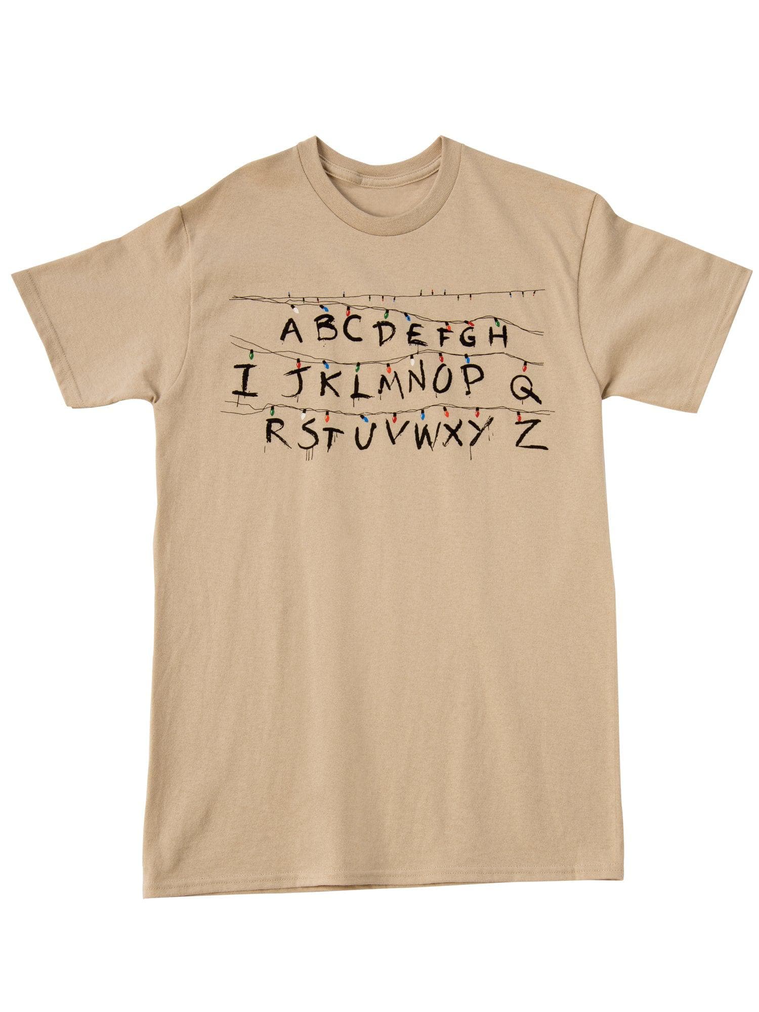 Kids' Stranger Things Alphabet Wall T-Shirt - costumes.com