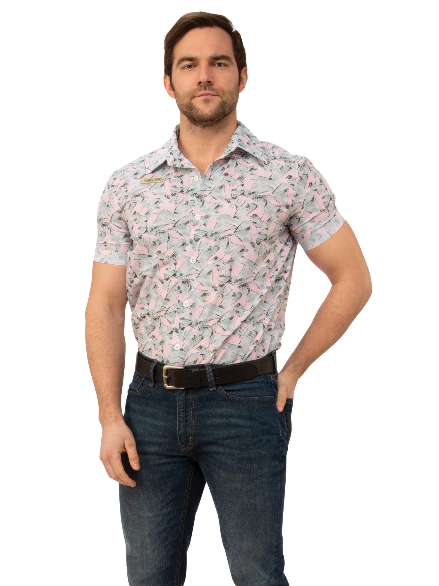 Men's Stranger Things Jim Hopper Hawaiian Costume - costumes.com