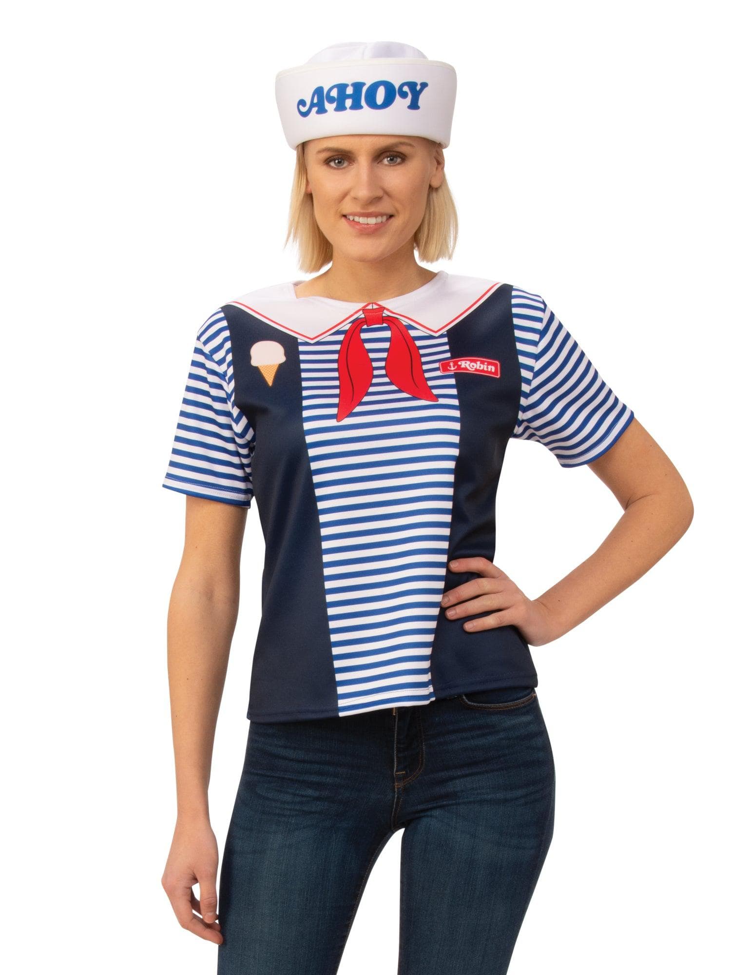Women's Stranger Things Robin Scoops Ahoy Costume - costumes.com