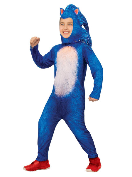 Boys' Sonic The Hedgehog Sonic Jumpsuit Costume
