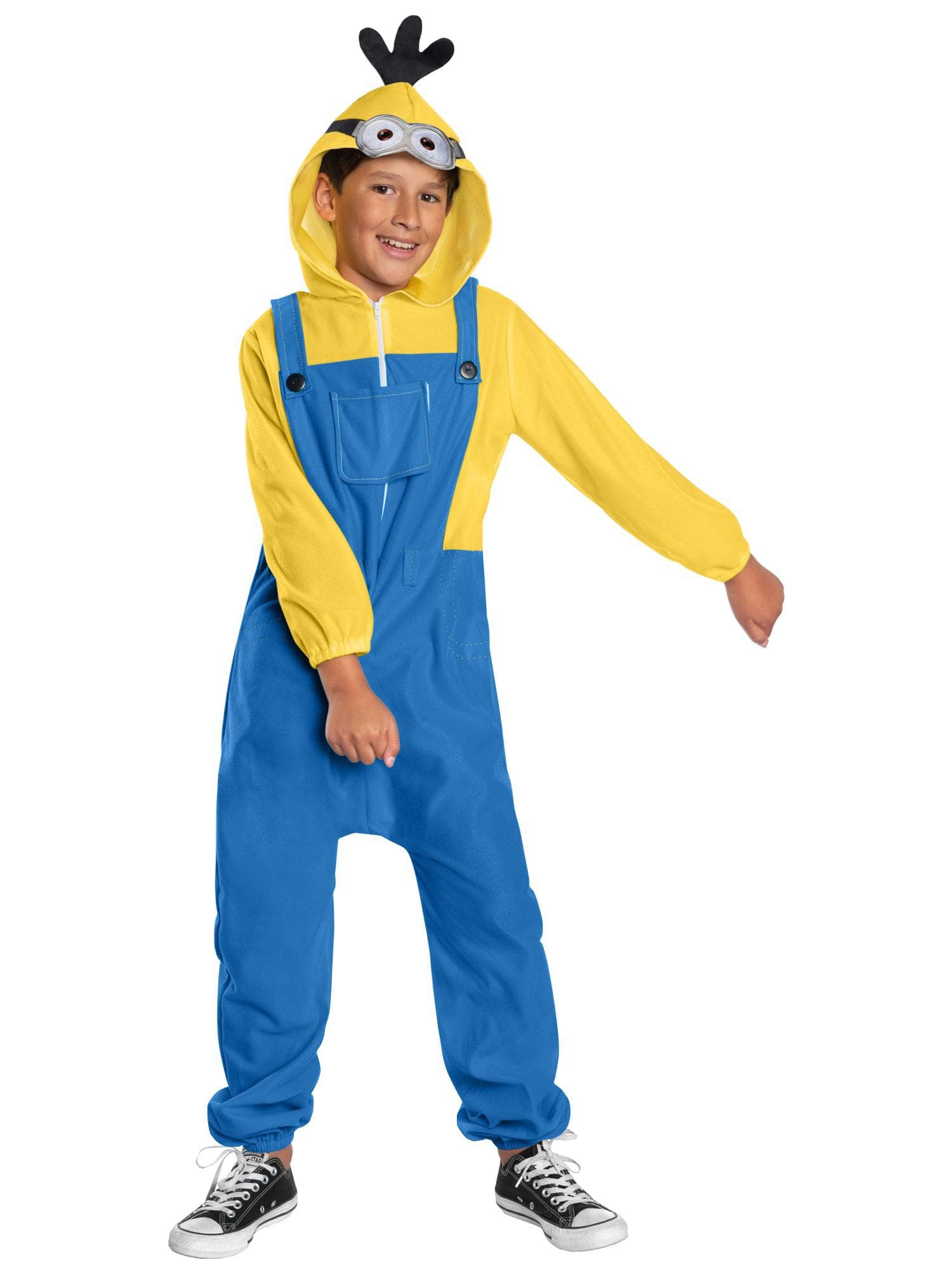 Boys' Despicable Me Minion Oversized Jumpsuit Costume - costumes.com