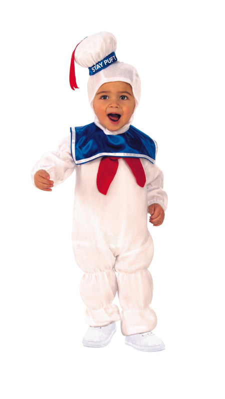 Ghostbusters Stay-Puft Marshmallow Man Jumpsuit and Headpiece for Toddlers