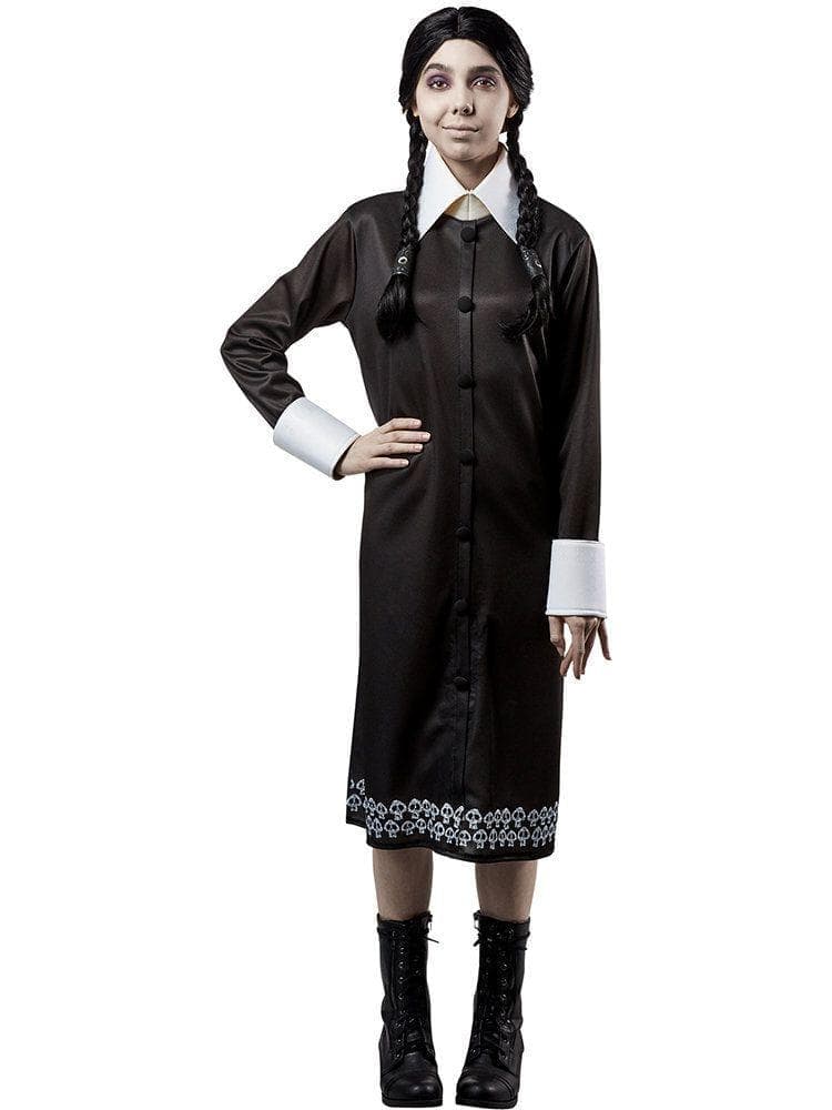 Adult Addams Family Animated Wednesday Costume - costumes.com