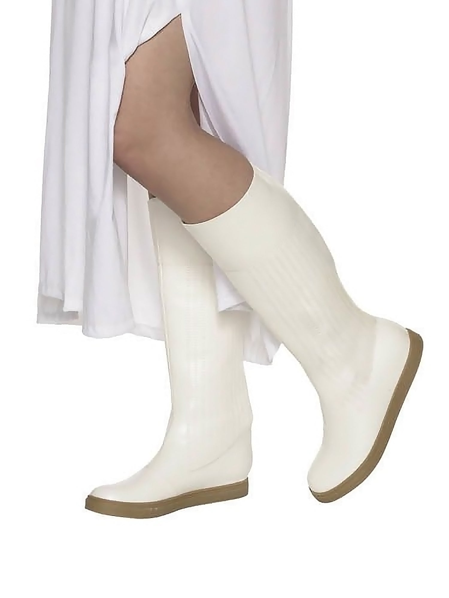 Adult White Star Wars Princess Leia Boots - costumes.com