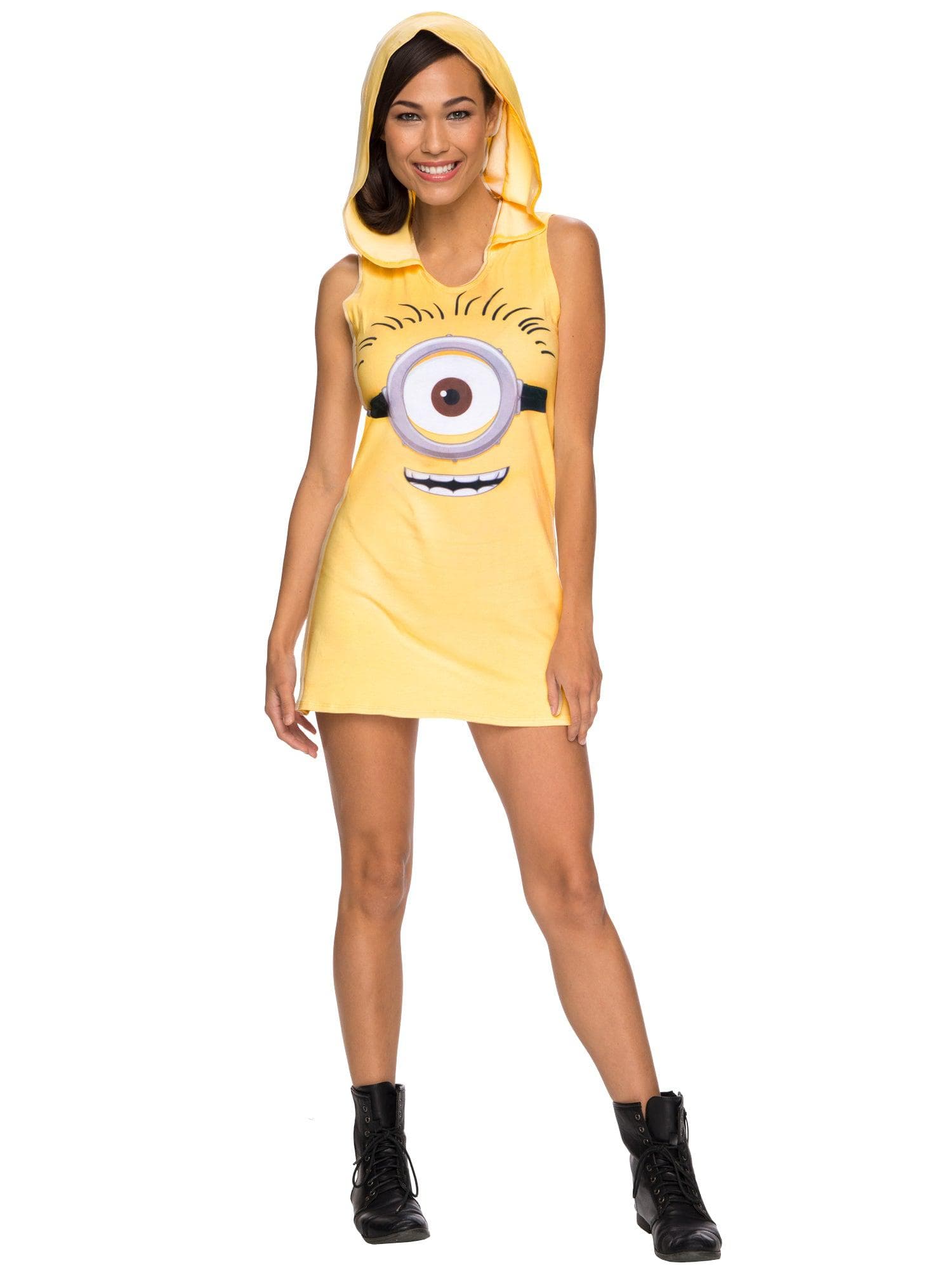 Women's Despicable Me Minion Hooded Tank Dress - costumes.com