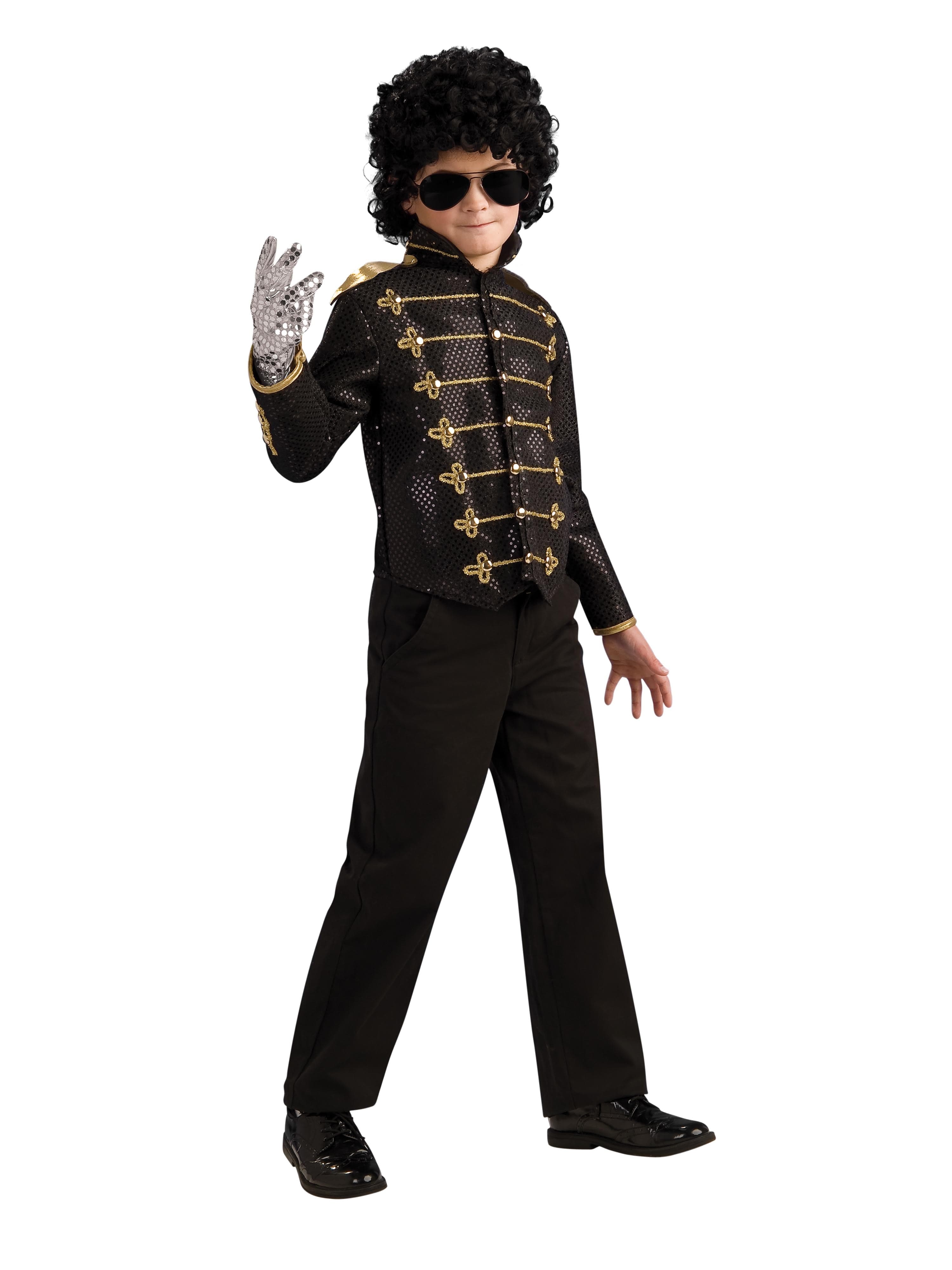 Kids' Michael Jackson Military Jacket Costume - Deluxe - costumes.com