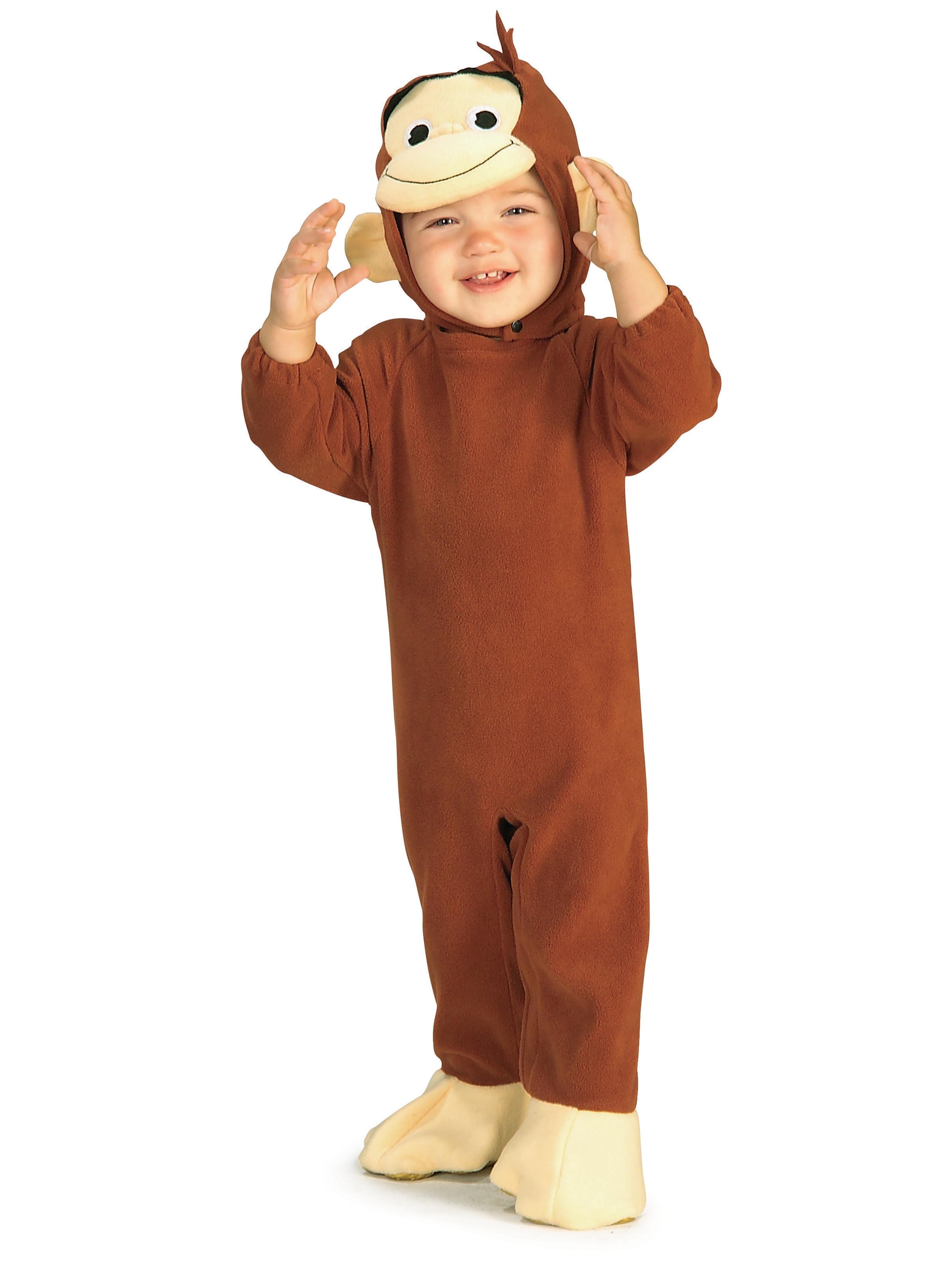 Curious George Romper Costume for Babies and Toddlers - costumes.com