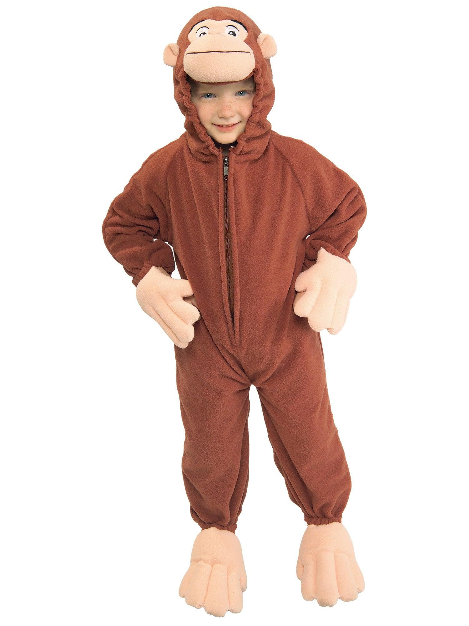 Kids' Curious George Fleece Costume - costumes.com