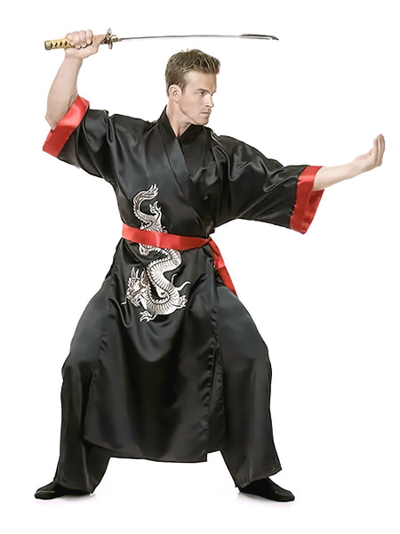 Men's Red Samurai Robe