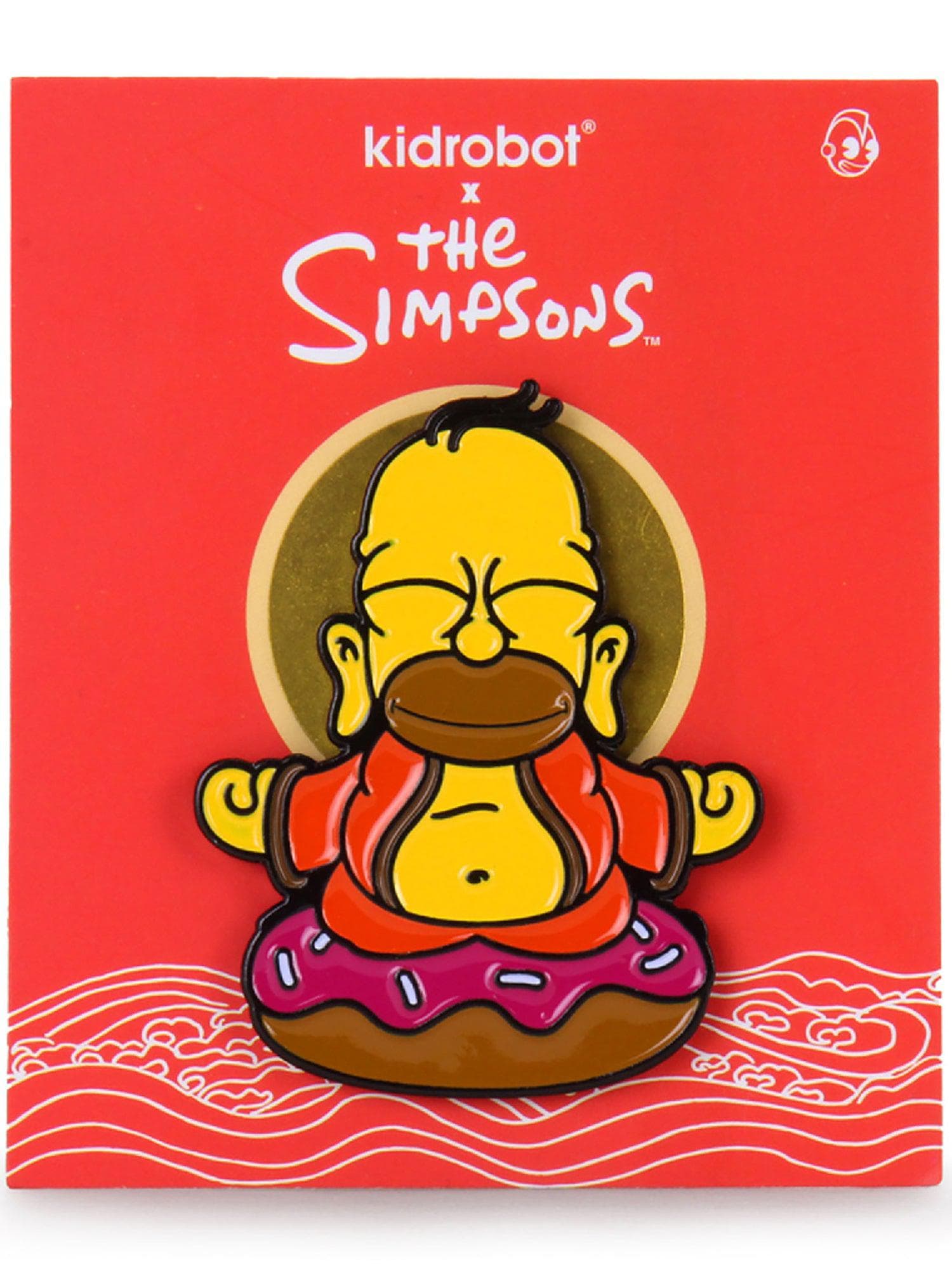 The Simpsons Homer Buddha 1.5" Enamel Pin - costumes.com
