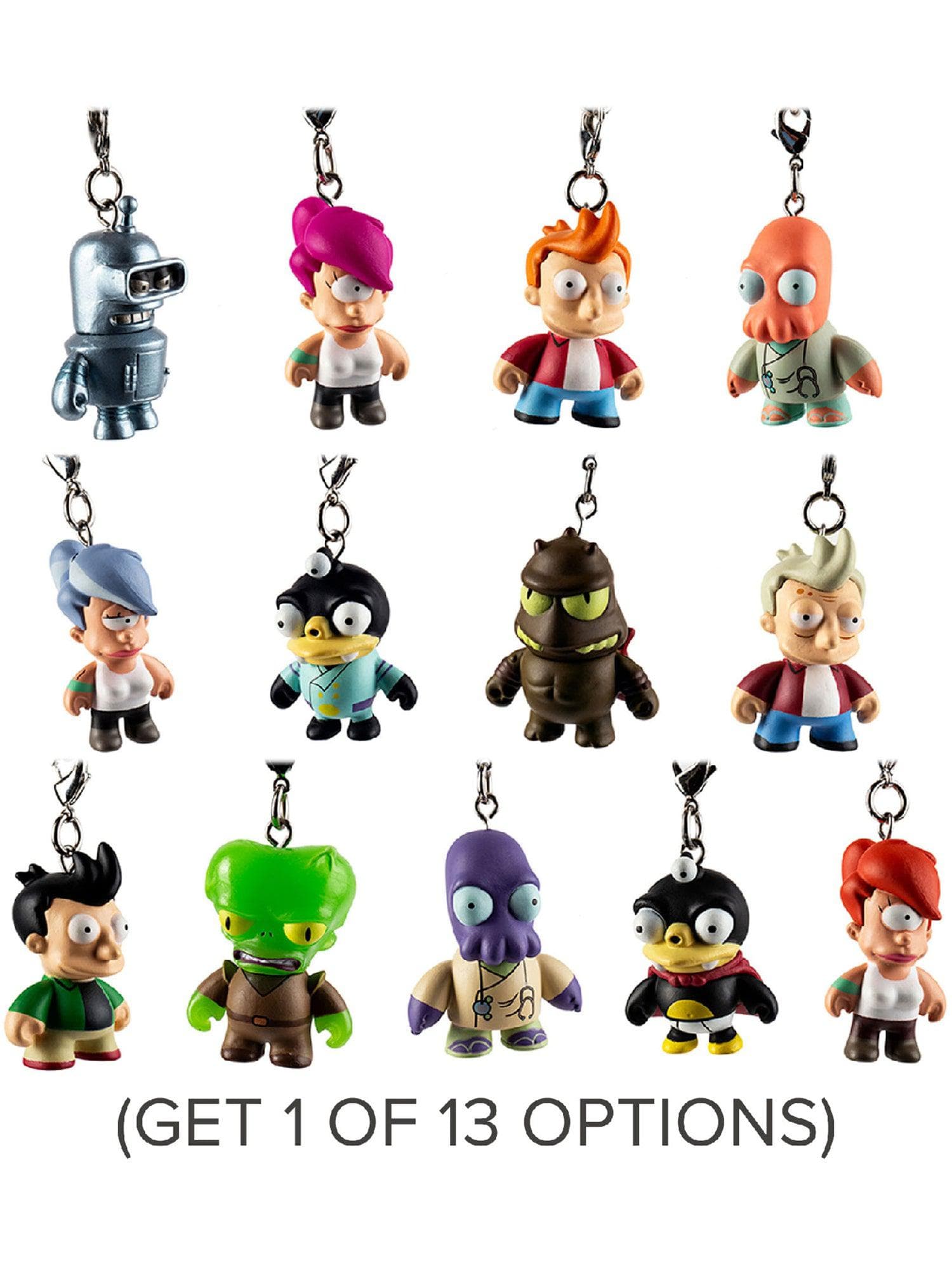 Kidrobot - Futurama Universe X2 Blind Box Keychains - costumes.com