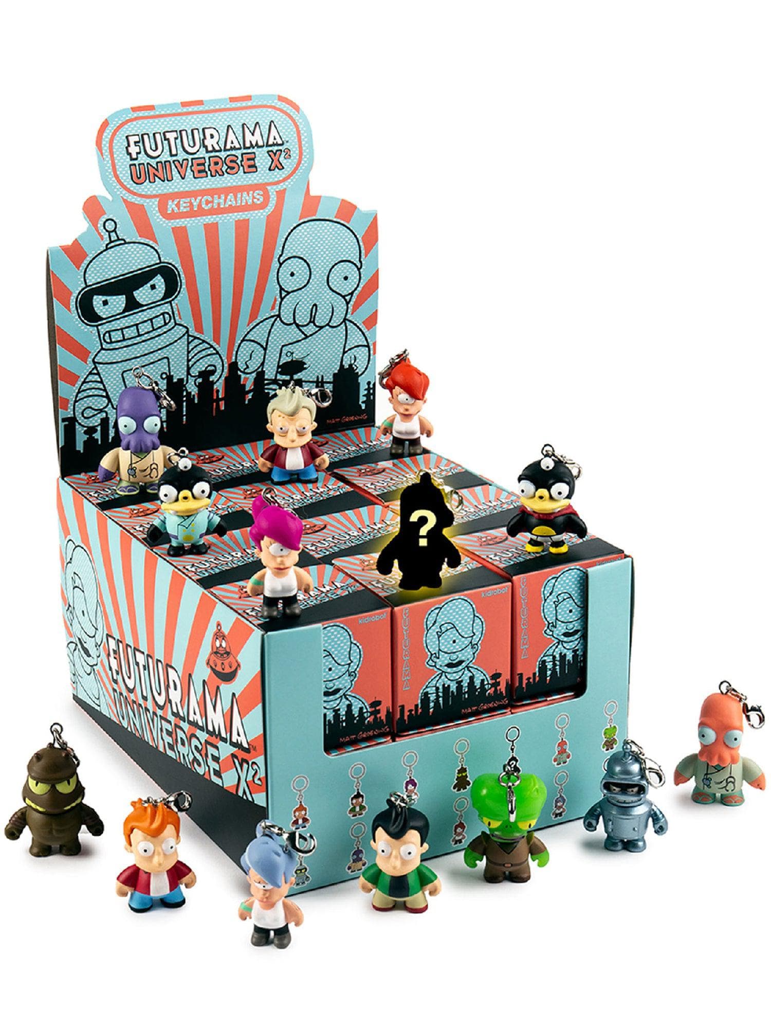 Kidrobot - Futurama Universe X2 Blind Box Keychains - costumes.com