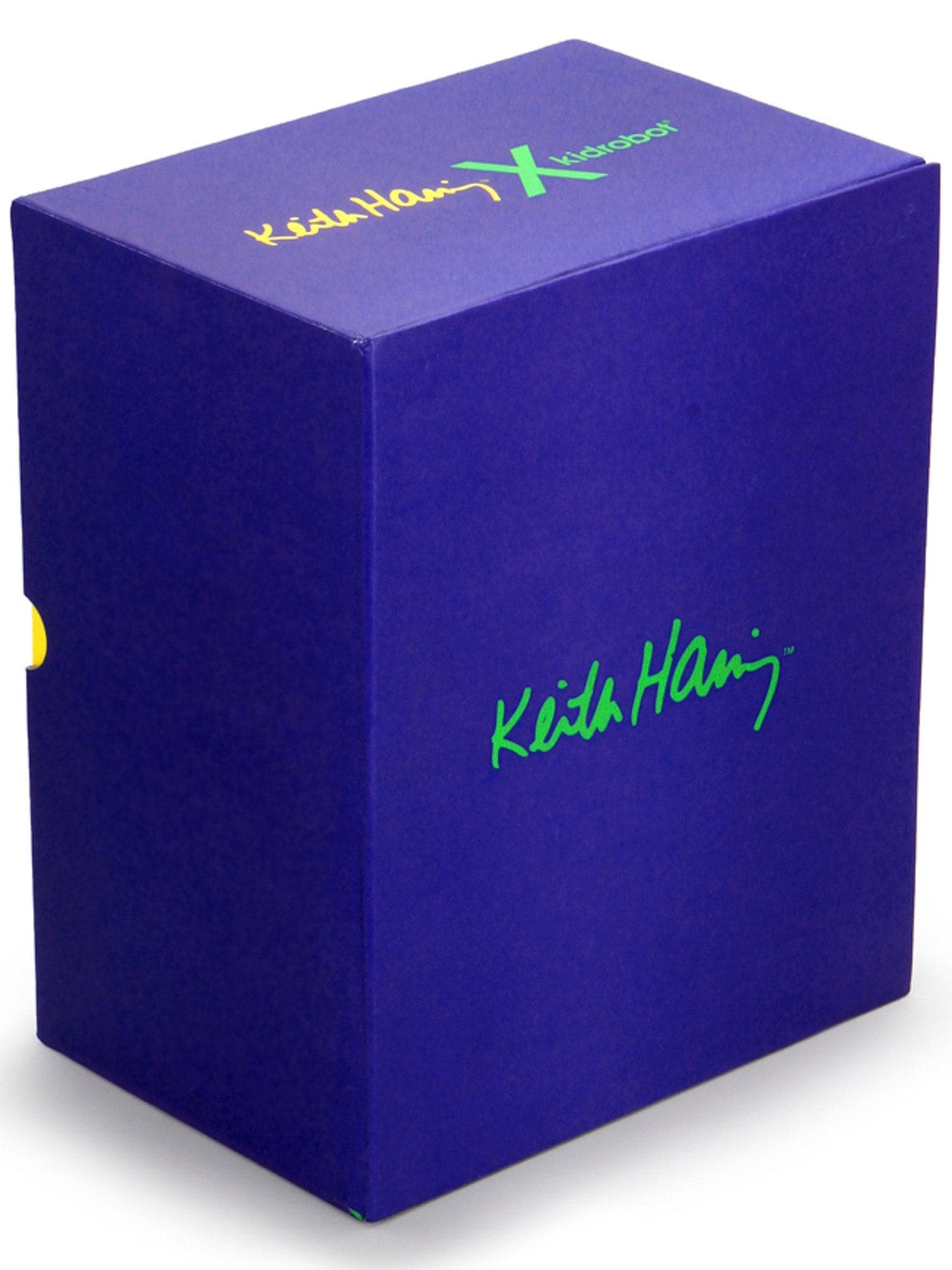 Kidrobot - Keith Haring Masterpiece Three Eyed Face 8" Dunny Art Figure - costumes.com