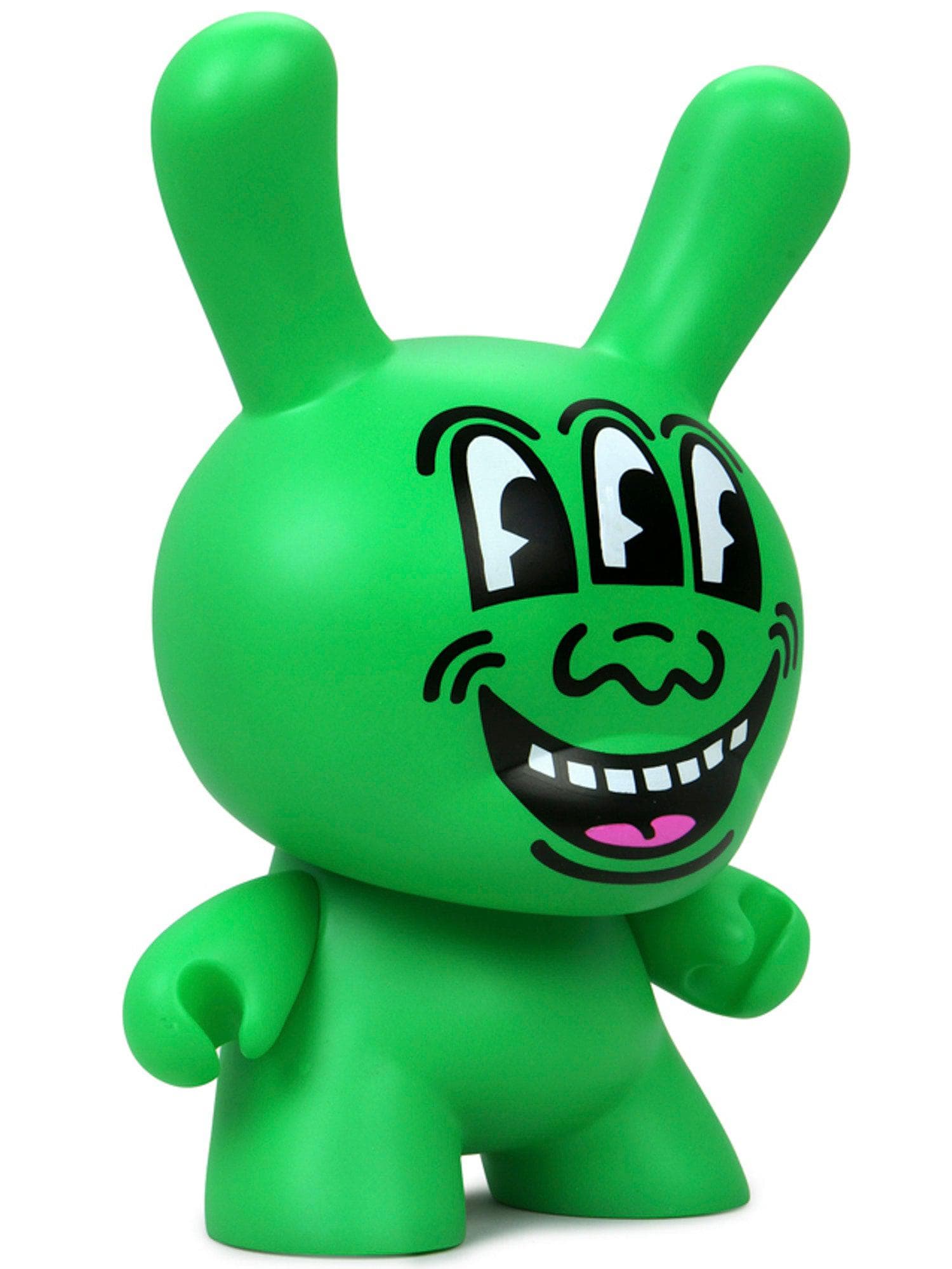 Kidrobot - Keith Haring Masterpiece Three Eyed Face 8" Dunny Art Figure - costumes.com