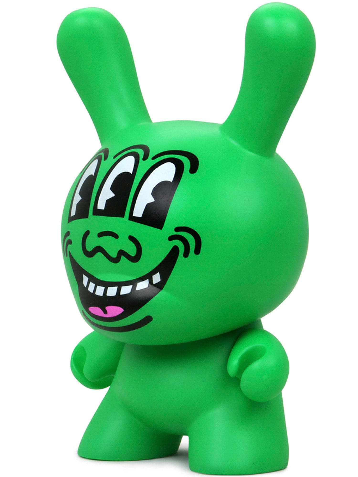 Kidrobot - Keith Haring Masterpiece Three Eyed Face 8" Dunny Art Figure - costumes.com