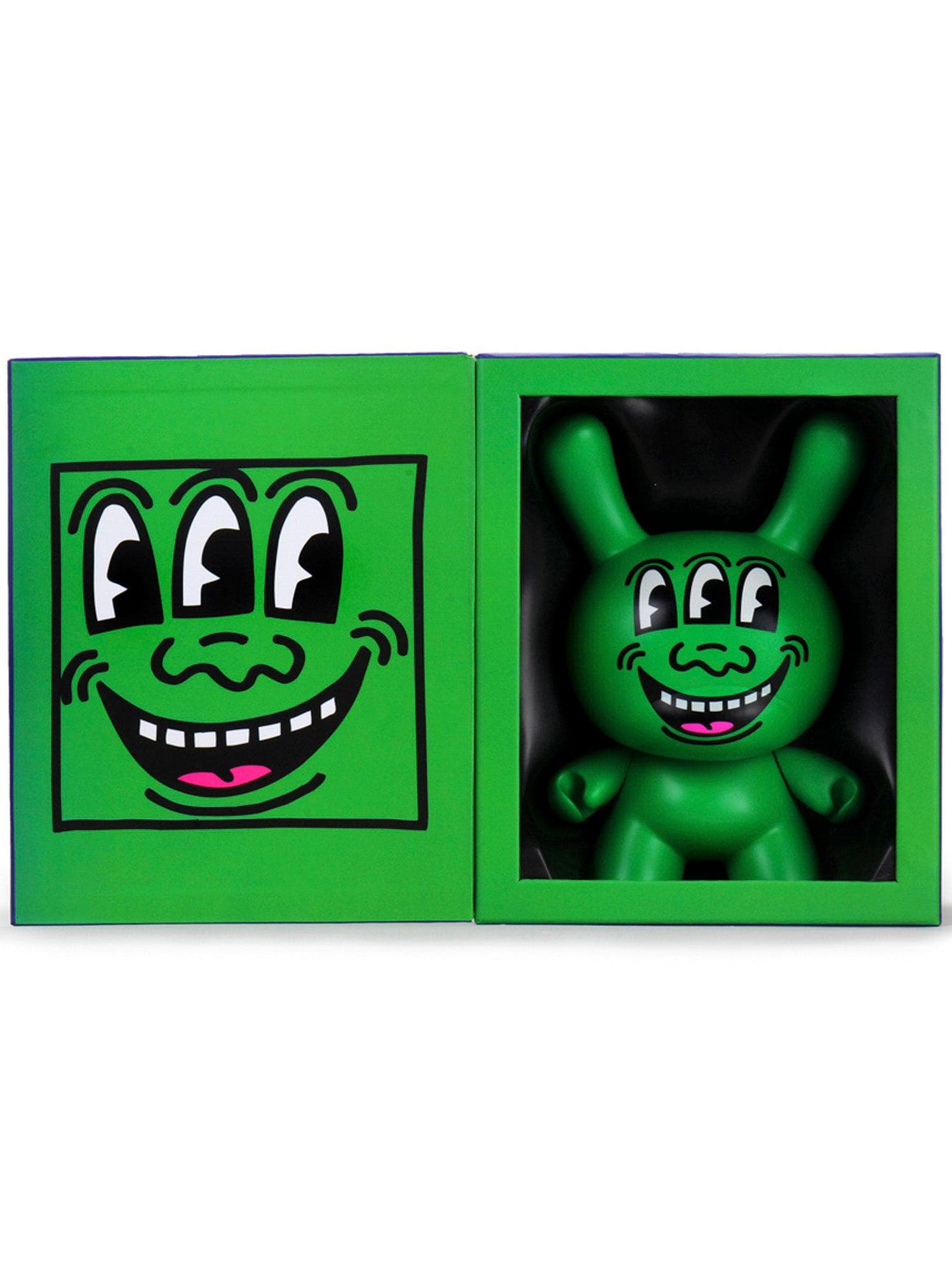 Kidrobot - Keith Haring Masterpiece Three Eyed Face 8" Dunny Art Figure - costumes.com