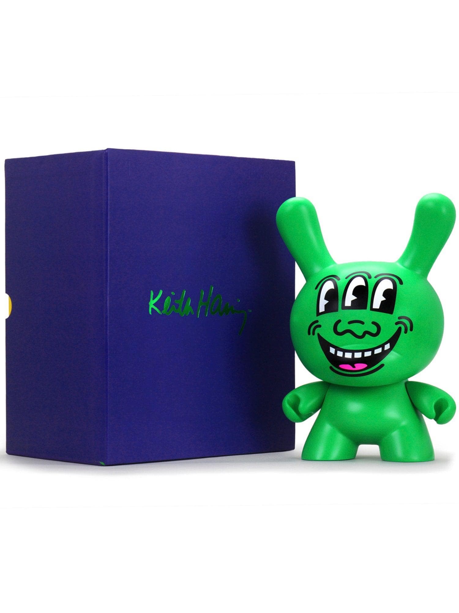 Kidrobot - Keith Haring Masterpiece Three Eyed Face 8" Dunny Art Figure - costumes.com