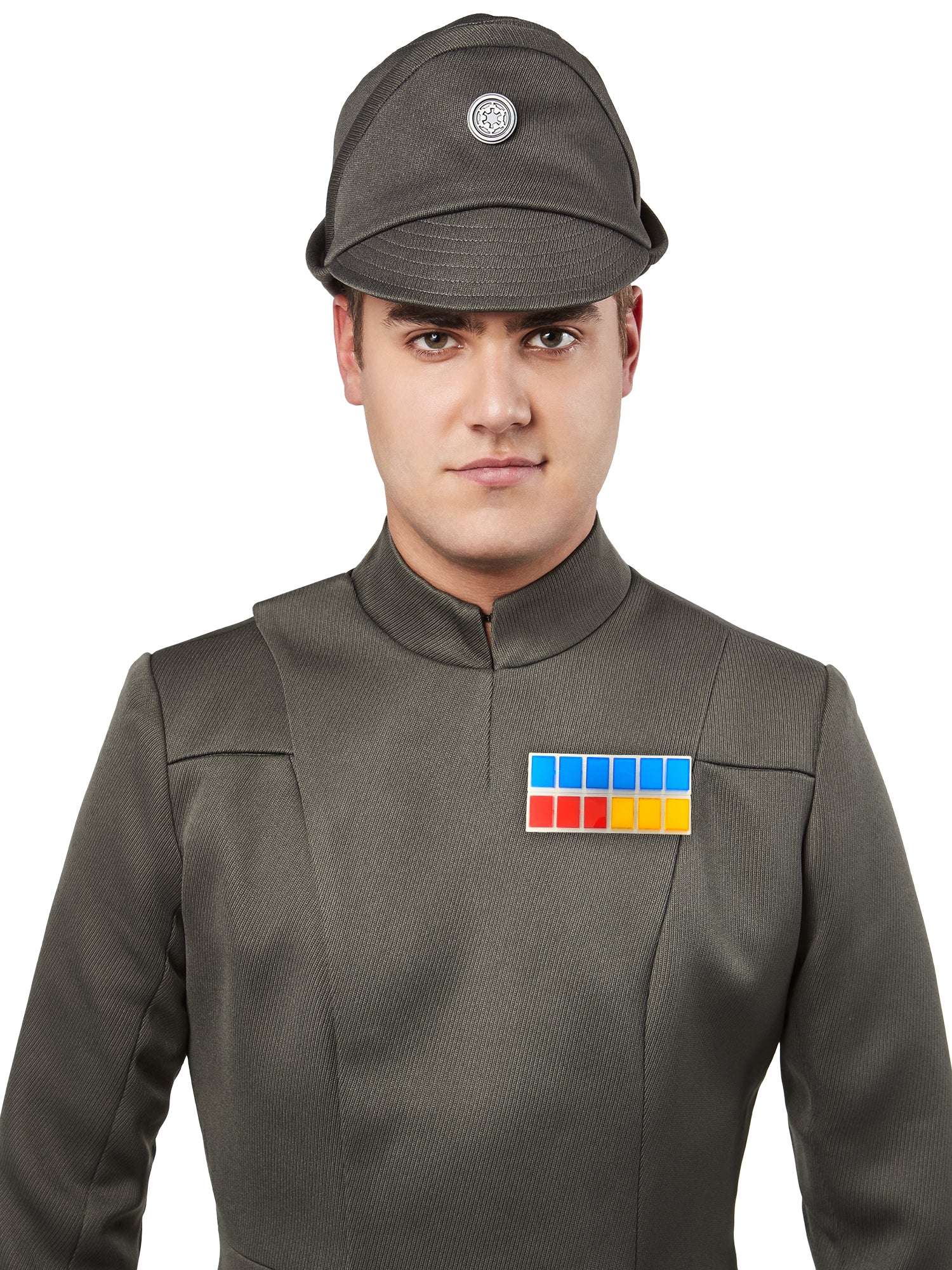 Denuo Novo Star Wars Imperial Officer Hat Accessory (Olive/Gray) - costumes.com