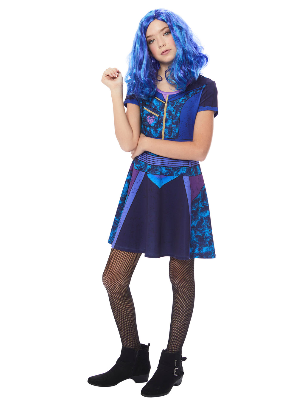 mal inception dress Images High Quality Grahic Girls' Disney Descendants Mal Dress