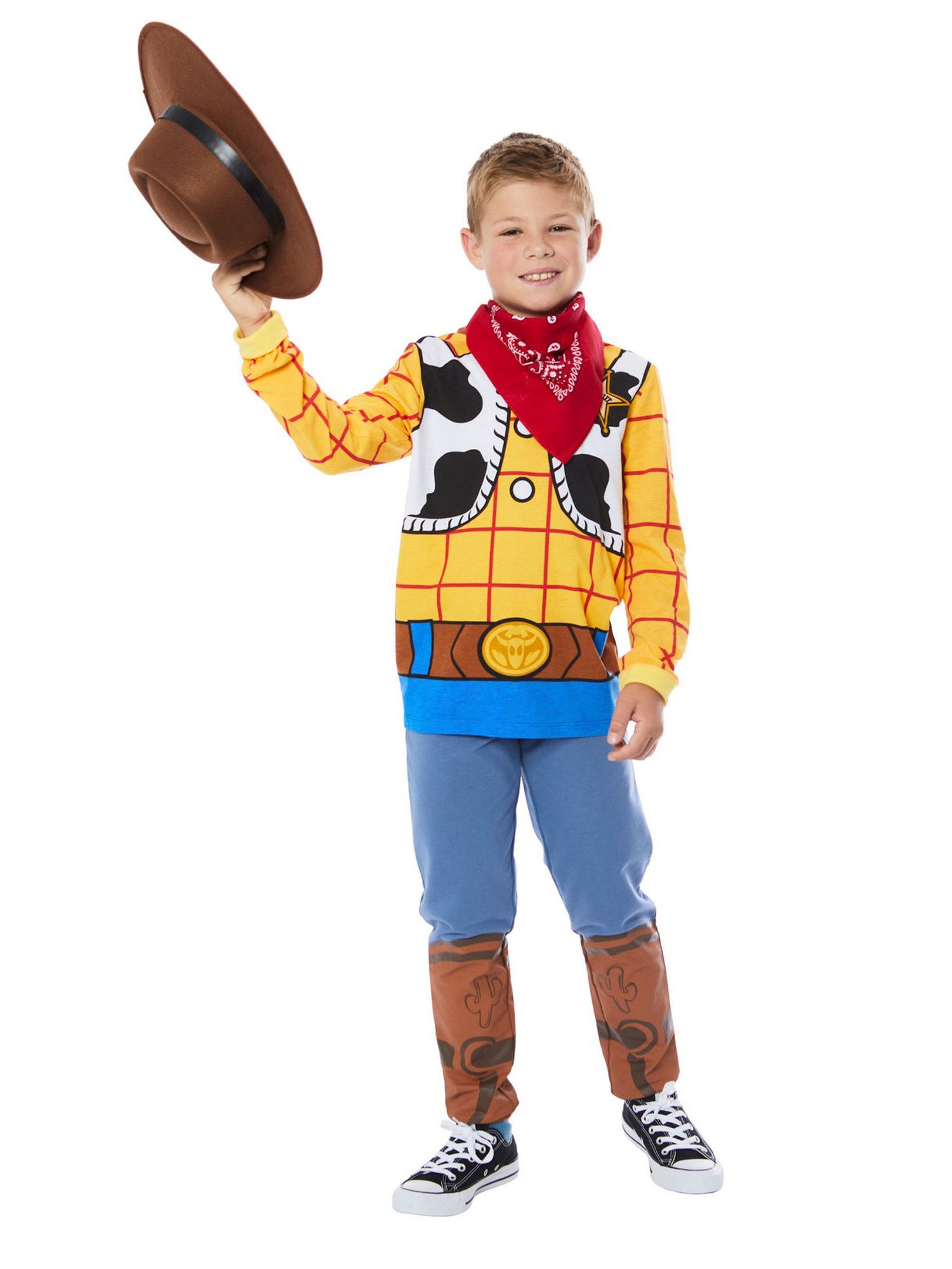 Boys' Toy Story 4 Woody Hooded Shirt and Pants Set - costumes.com