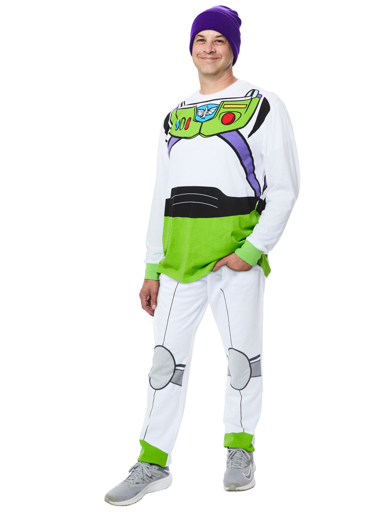 Men's Toy Story 4 Buzz Lightyear Shirt and Pants Set - costumes.com