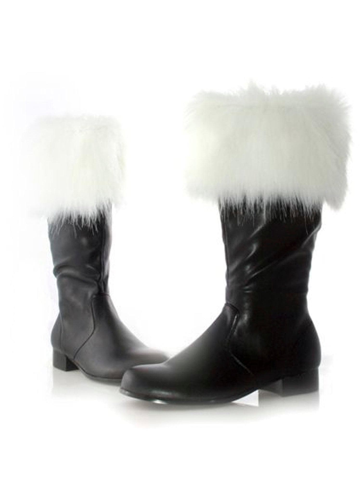Adult Santa Boots with Faux Fur - costumes.com