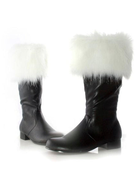 Adult Santa Boots with Faux Fur
