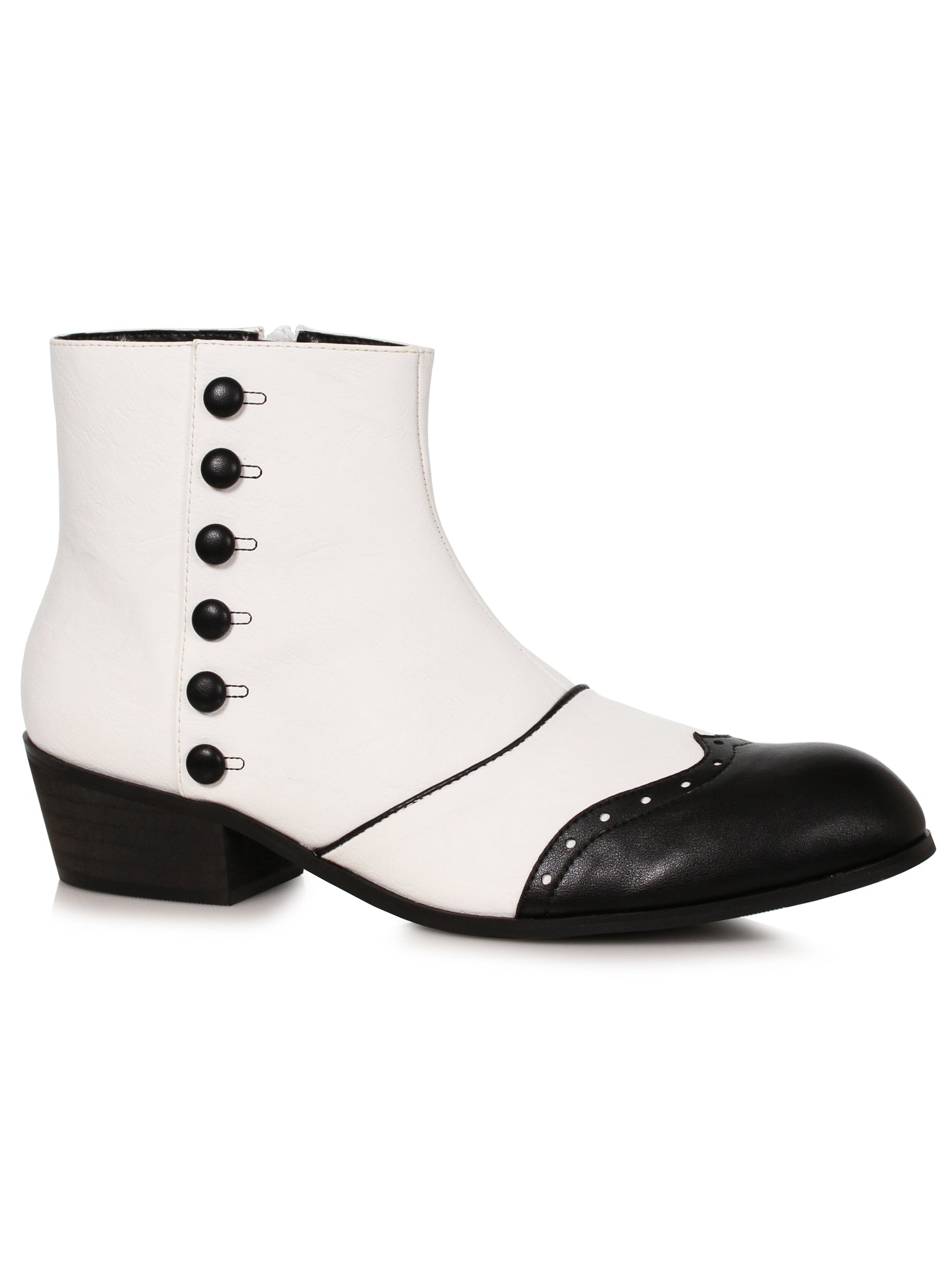 Men's Black and White 1920's Boots - costumes.com