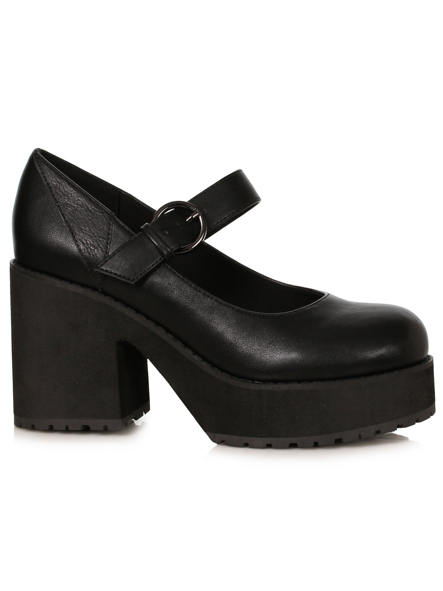Women's Black Mary Jane Platform Shoes - costumes.com