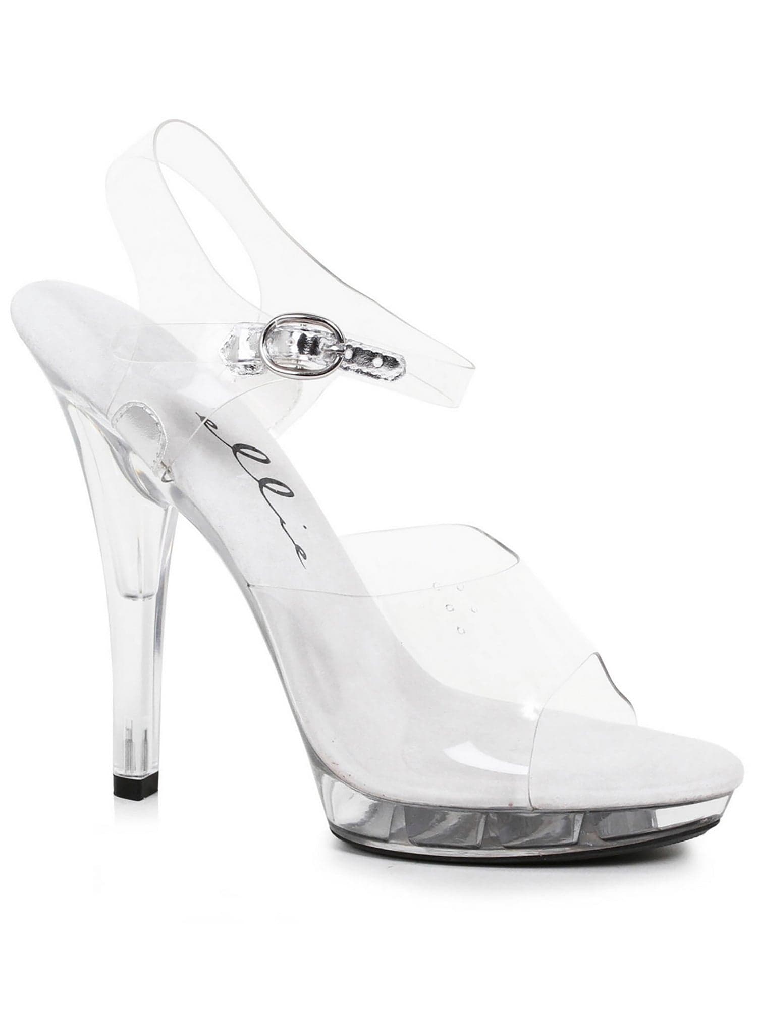 Adult Sexy Clear Stiletto Heeled Shoes - costumes.com